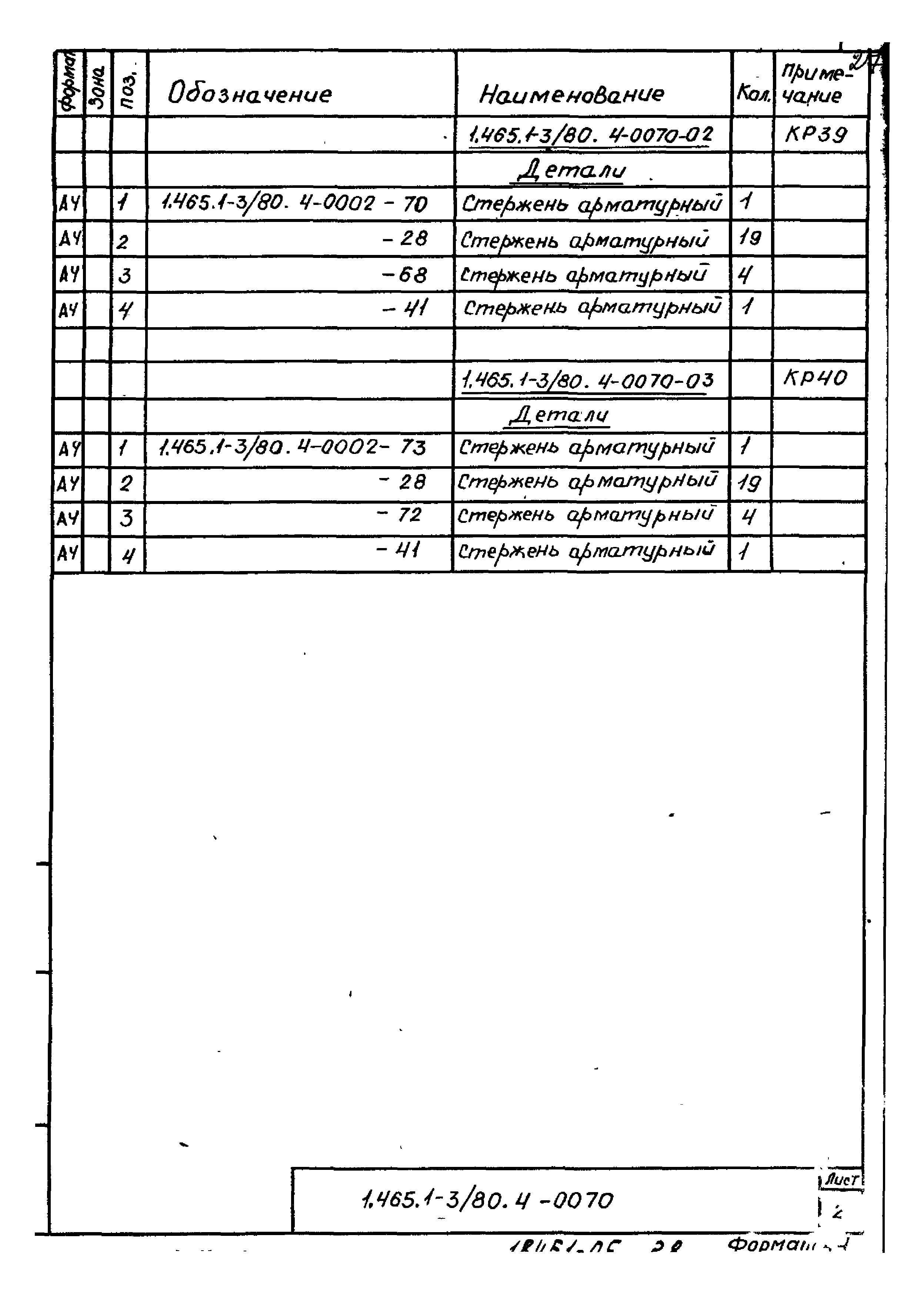 Серия 1.465.1-3/80