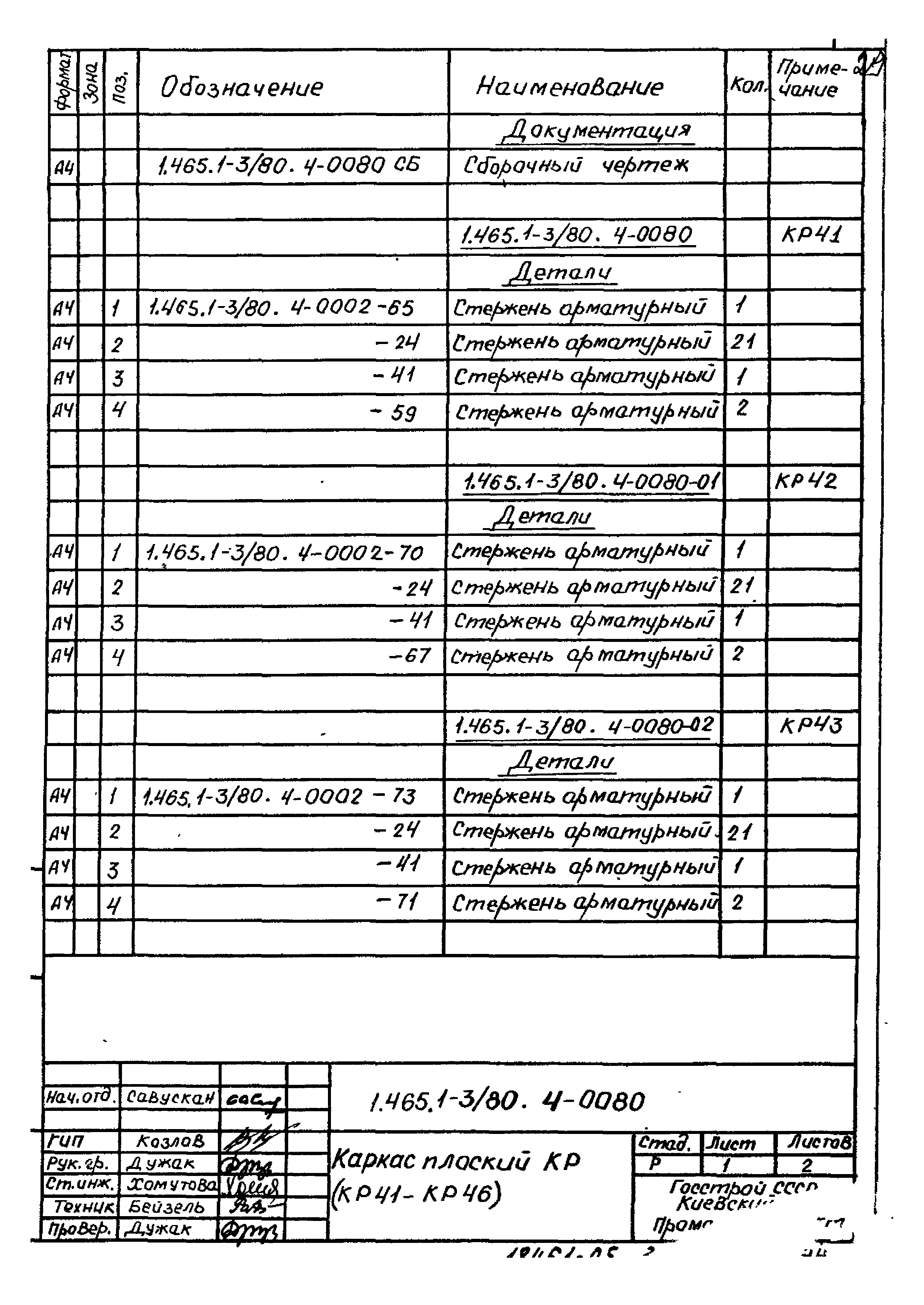 Серия 1.465.1-3/80