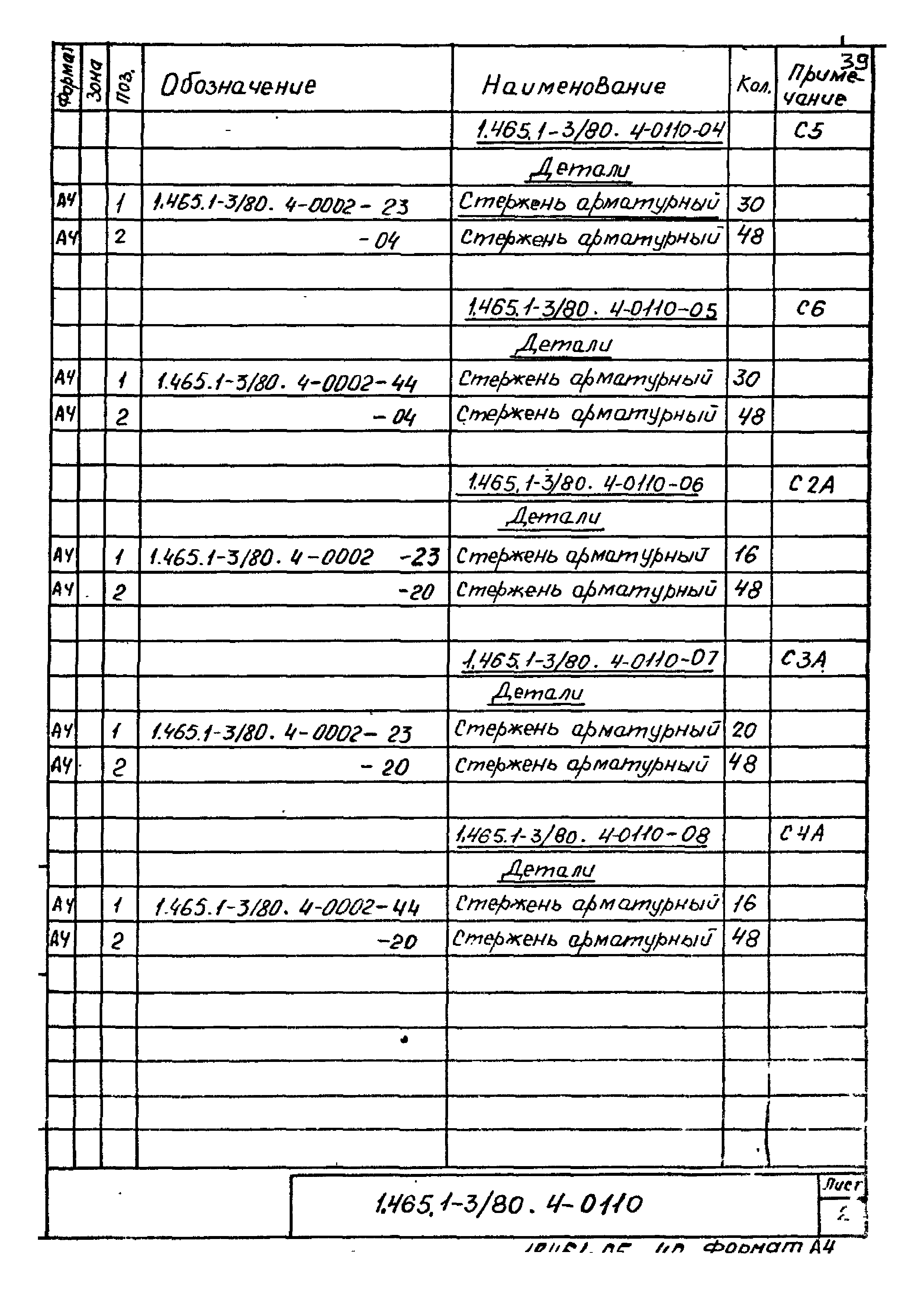 Серия 1.465.1-3/80