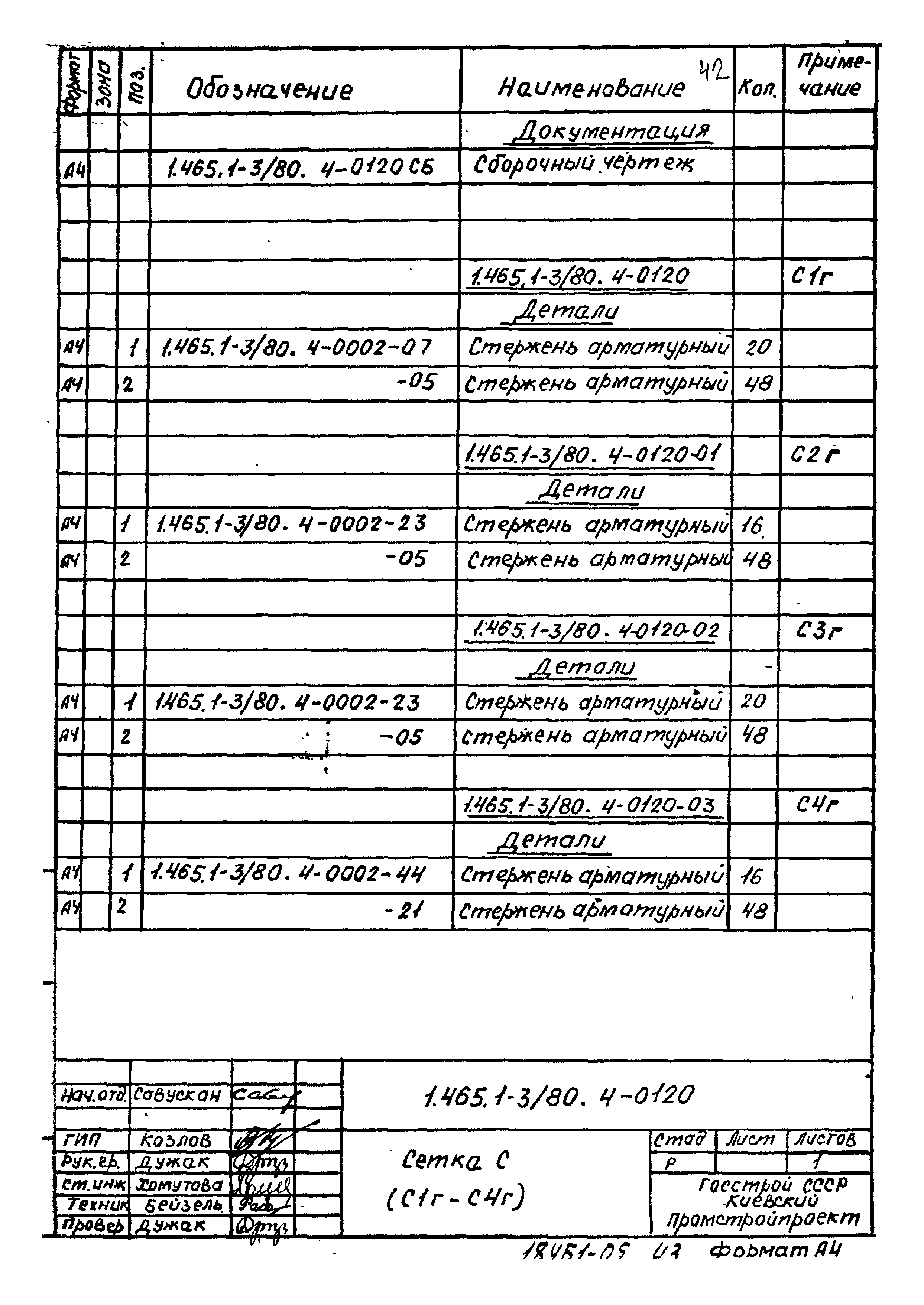 Серия 1.465.1-3/80