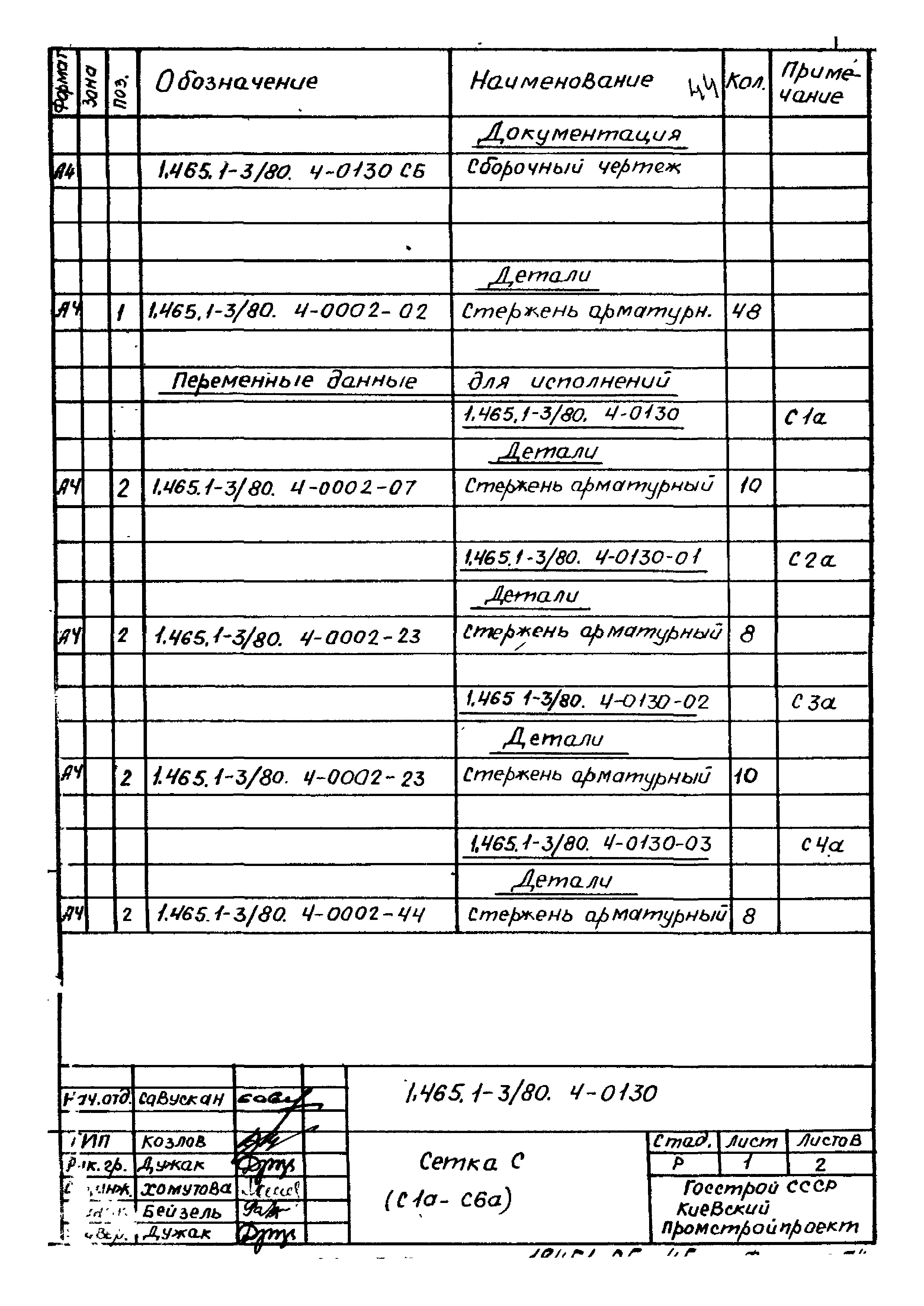 Серия 1.465.1-3/80