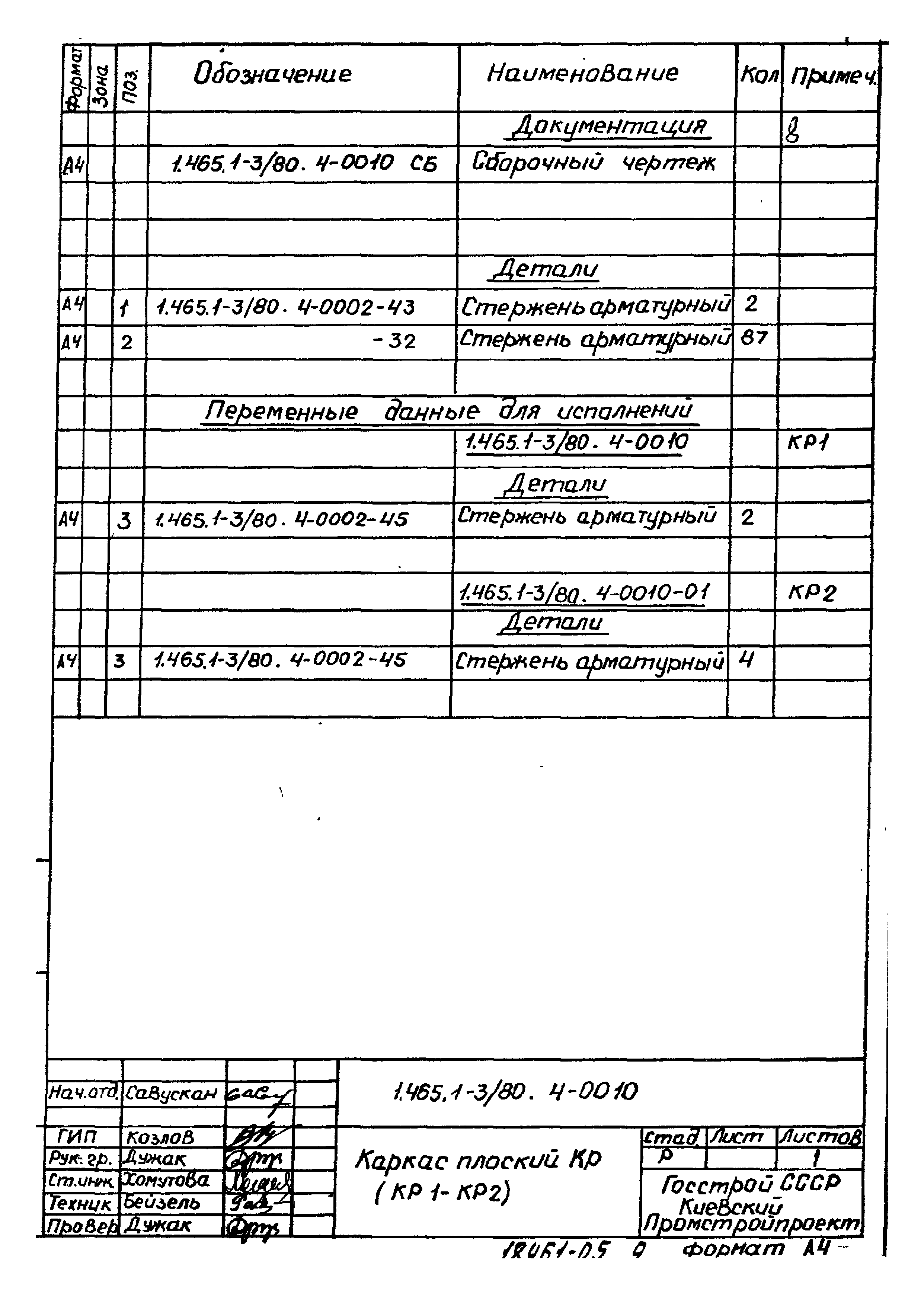 Серия 1.465.1-3/80