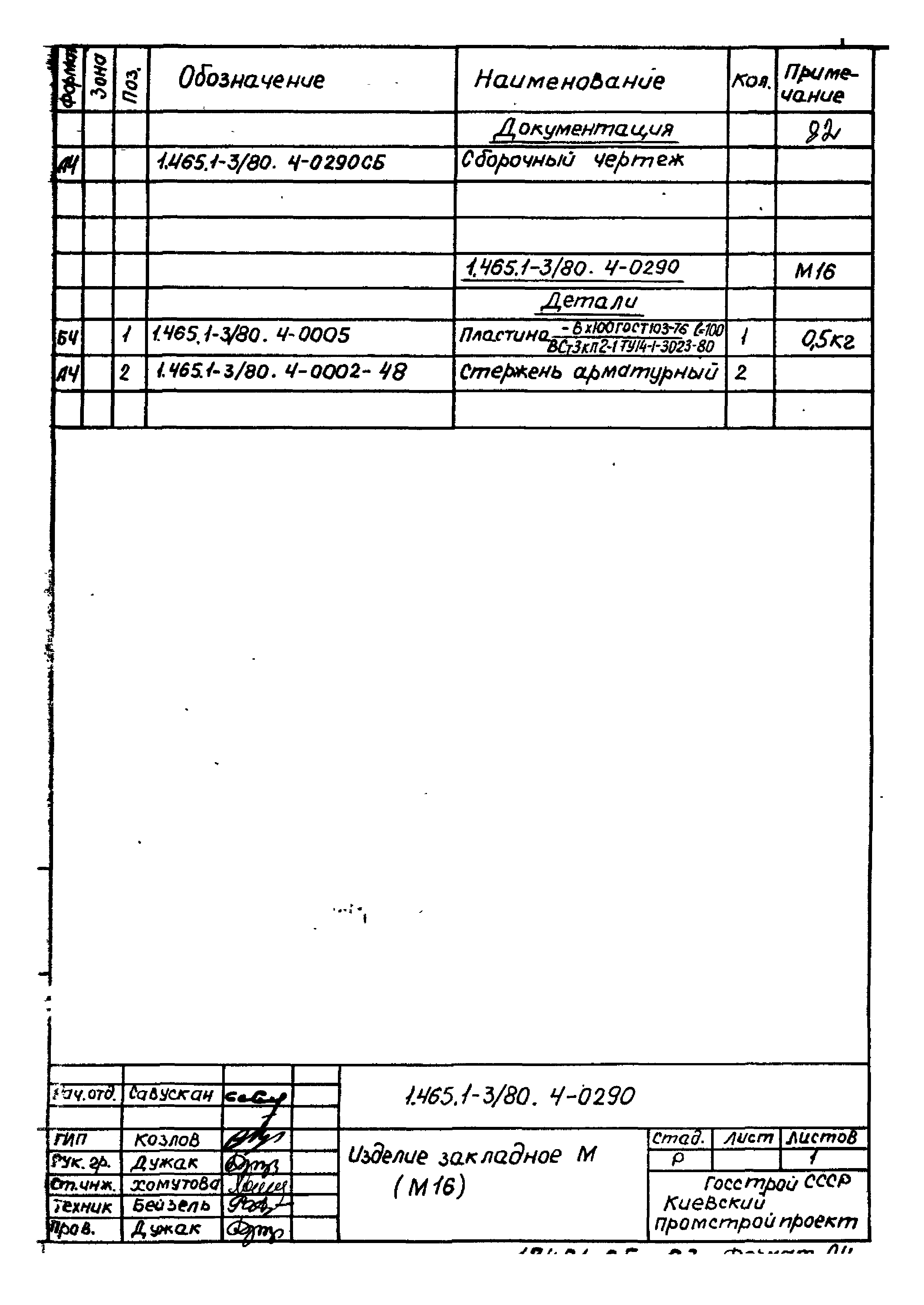 Серия 1.465.1-3/80