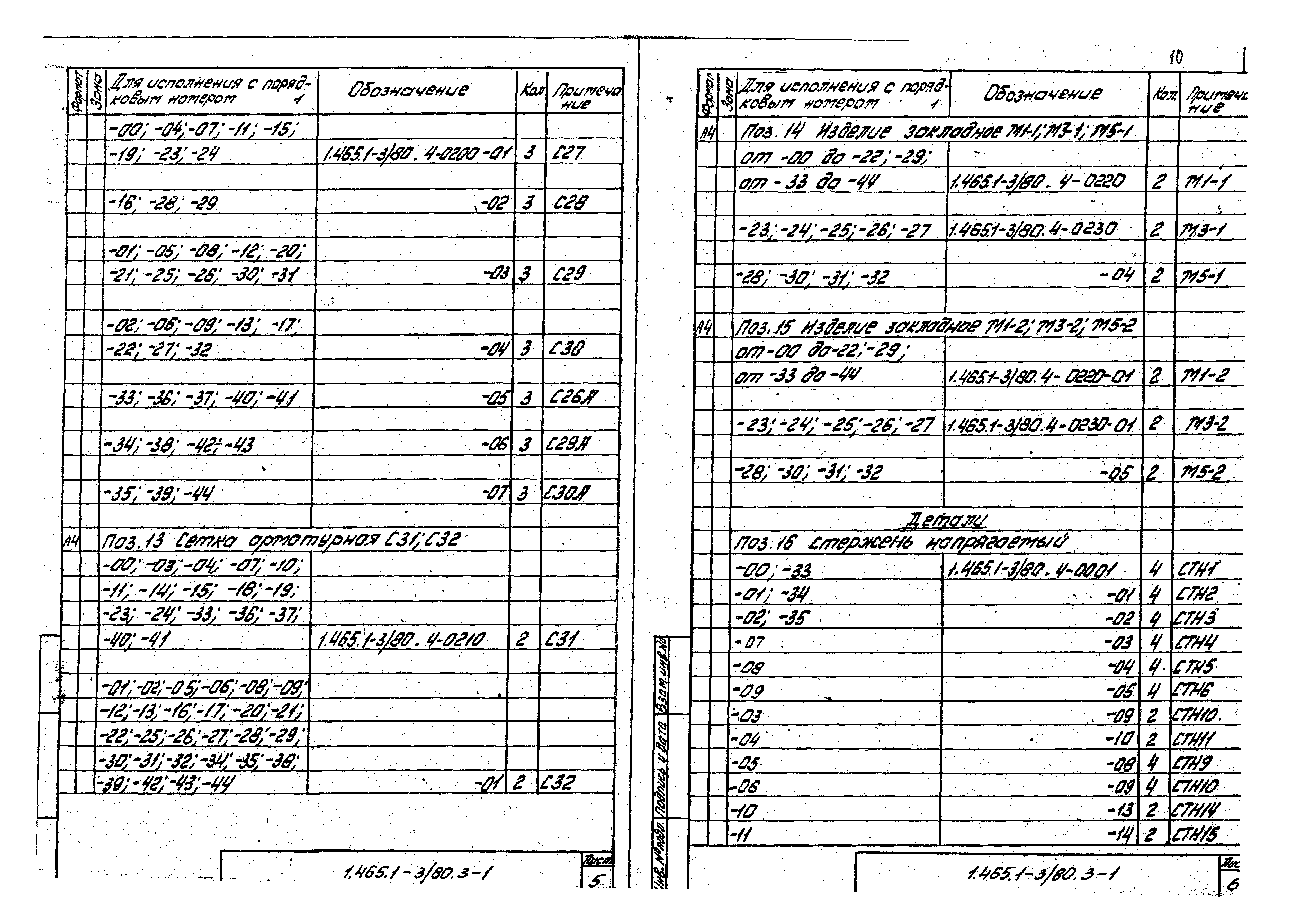 Серия 1.465.1-3/80