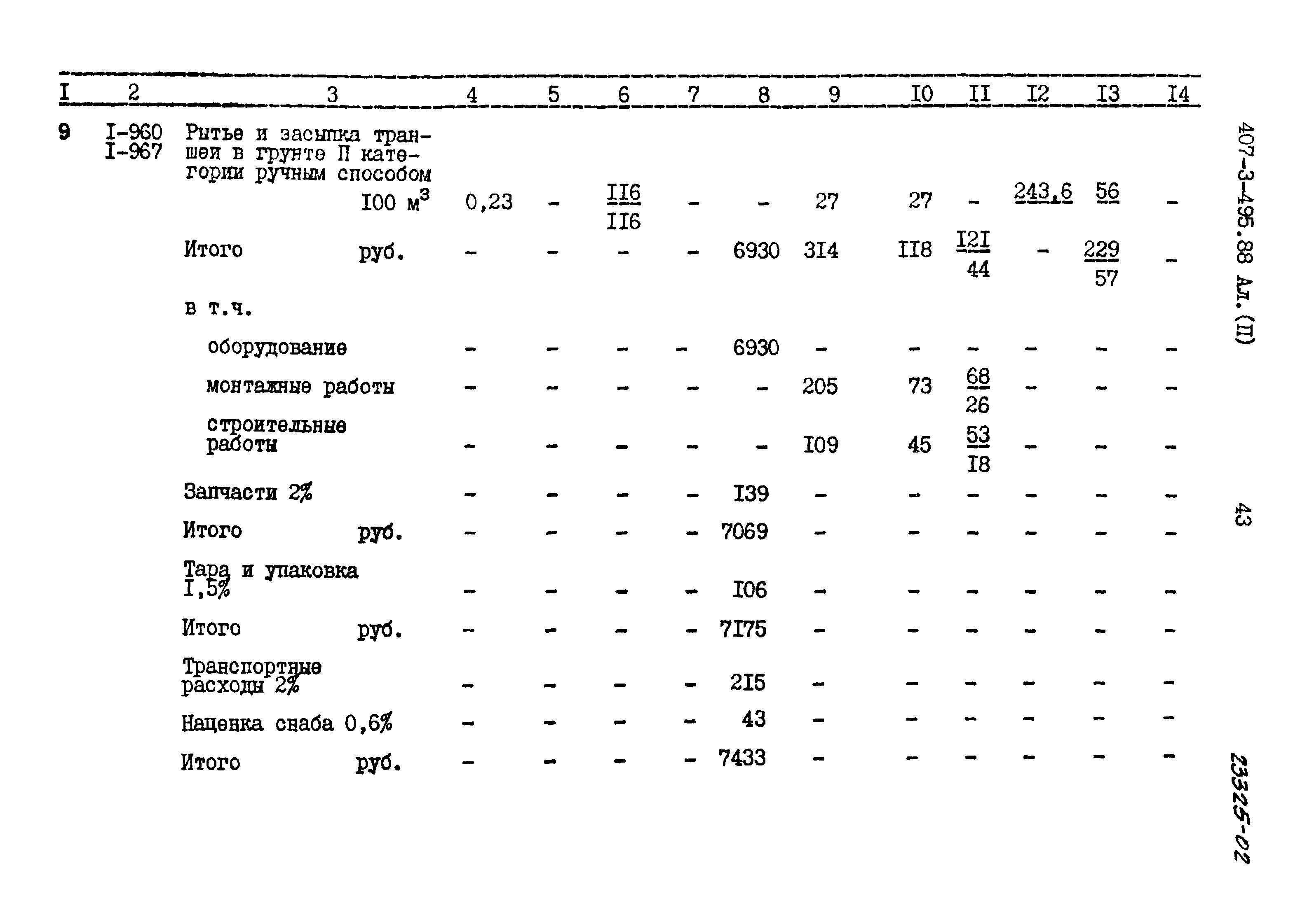 Типовой проект 407-3-495.88