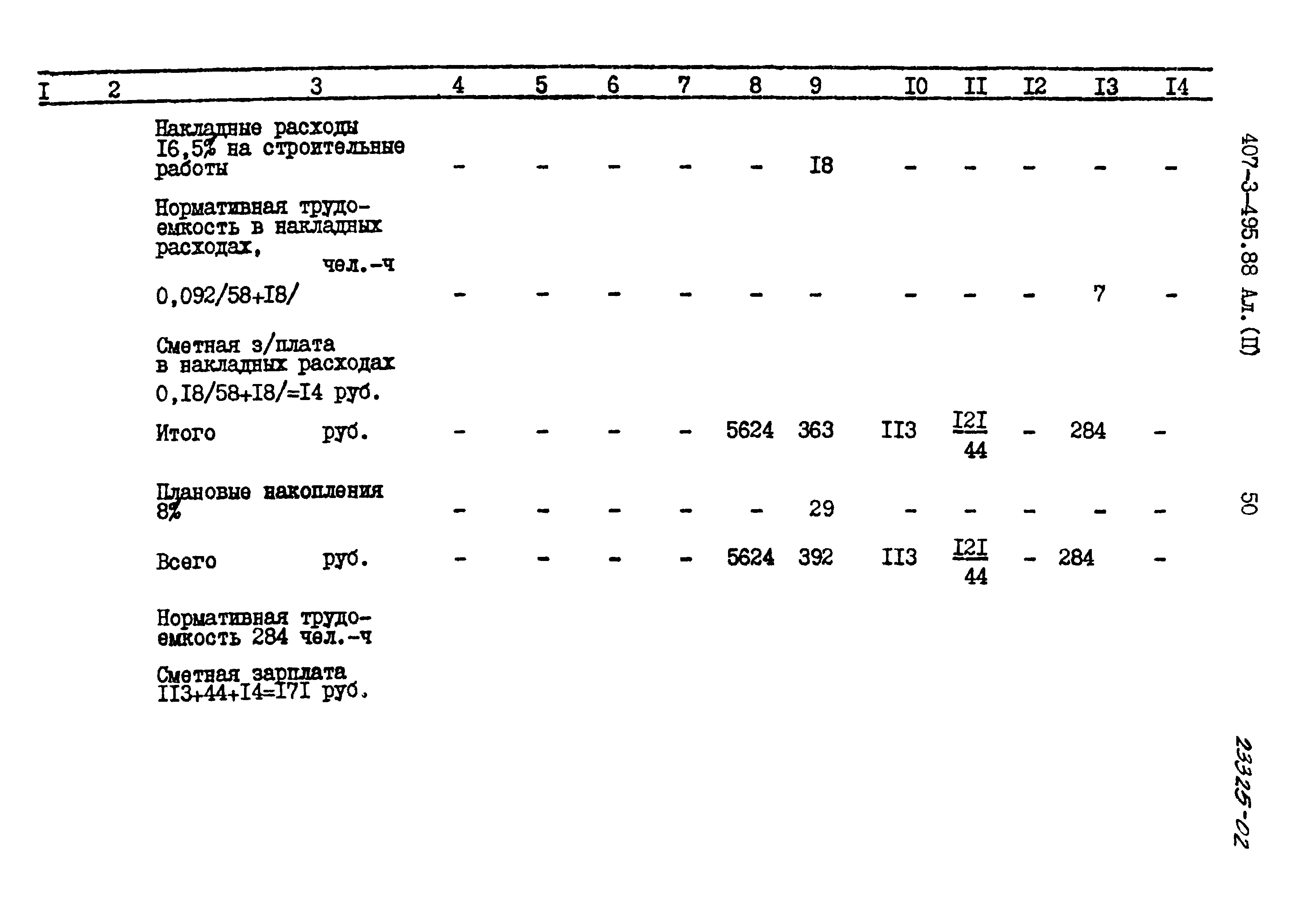 Типовой проект 407-3-495.88