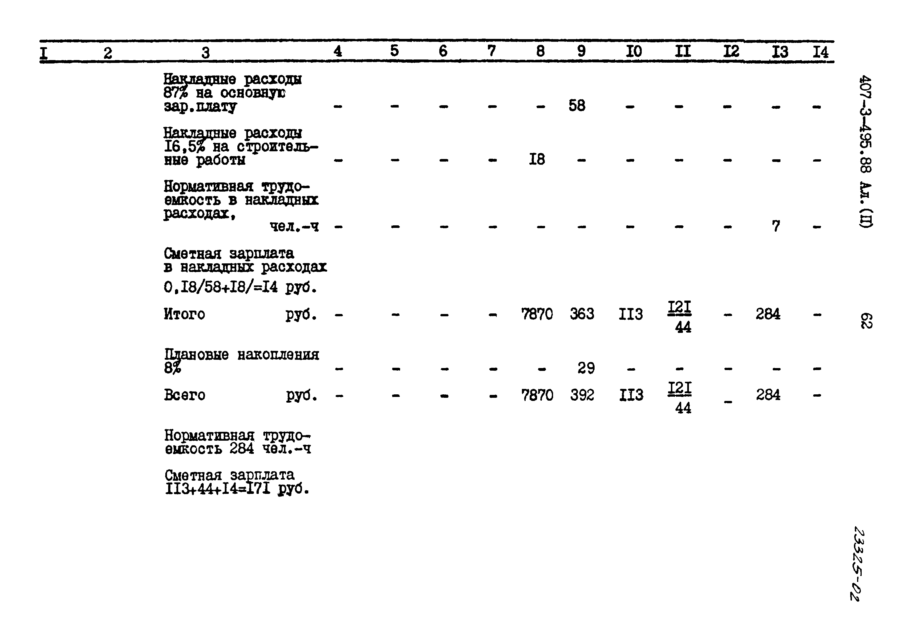 Типовой проект 407-3-495.88