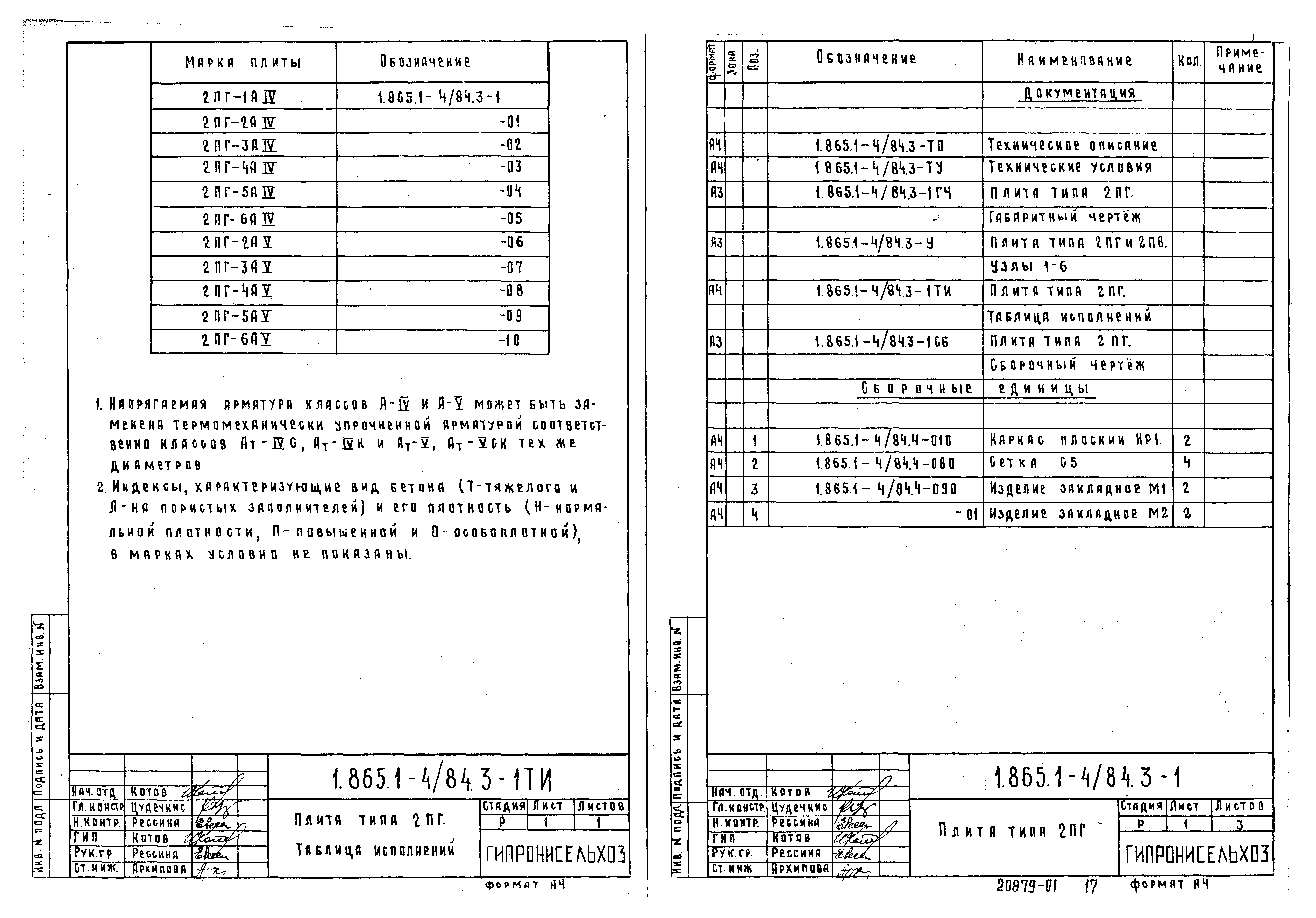 Серия 1.865.1-4/84