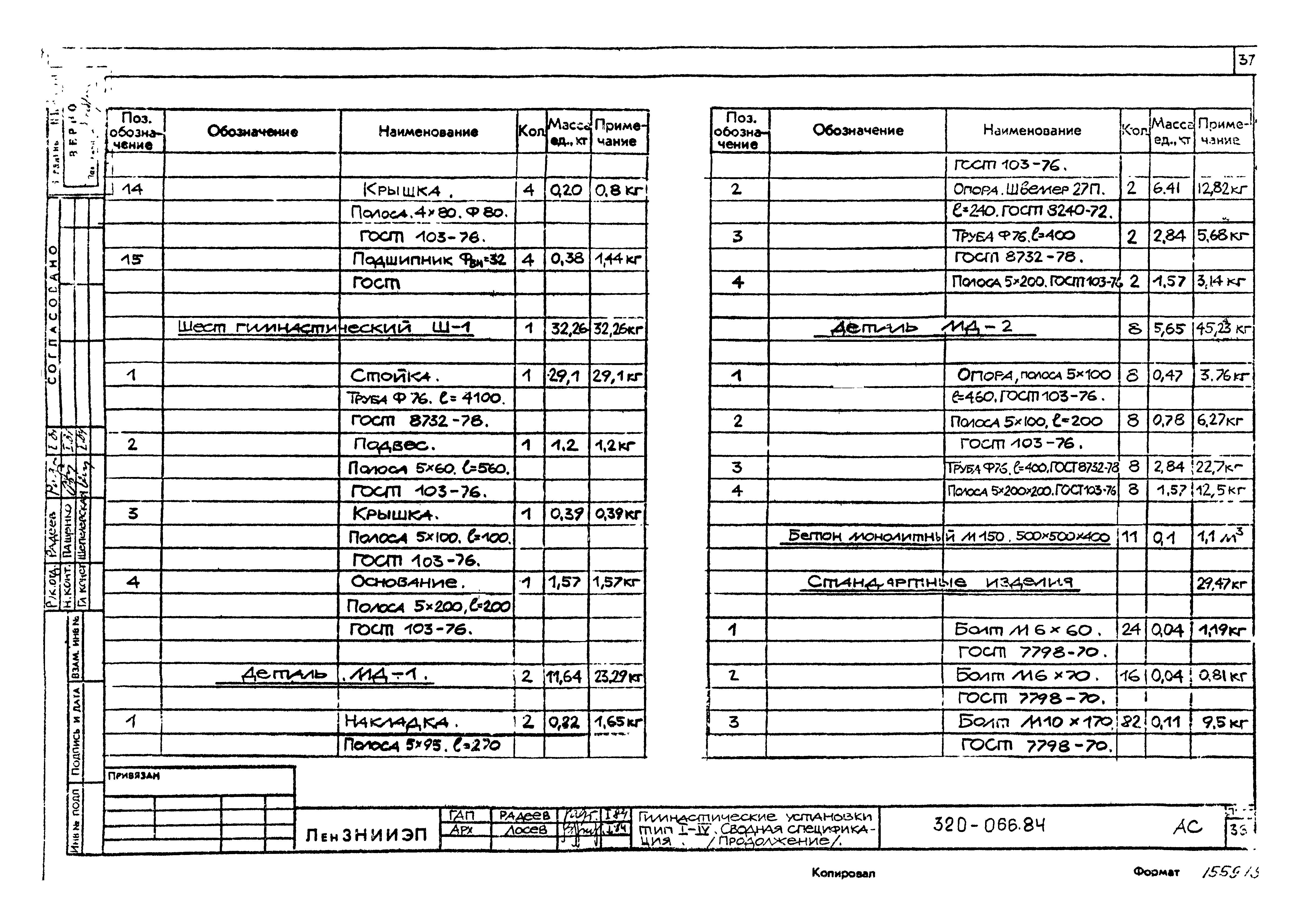 Типовой проект 320-066.84