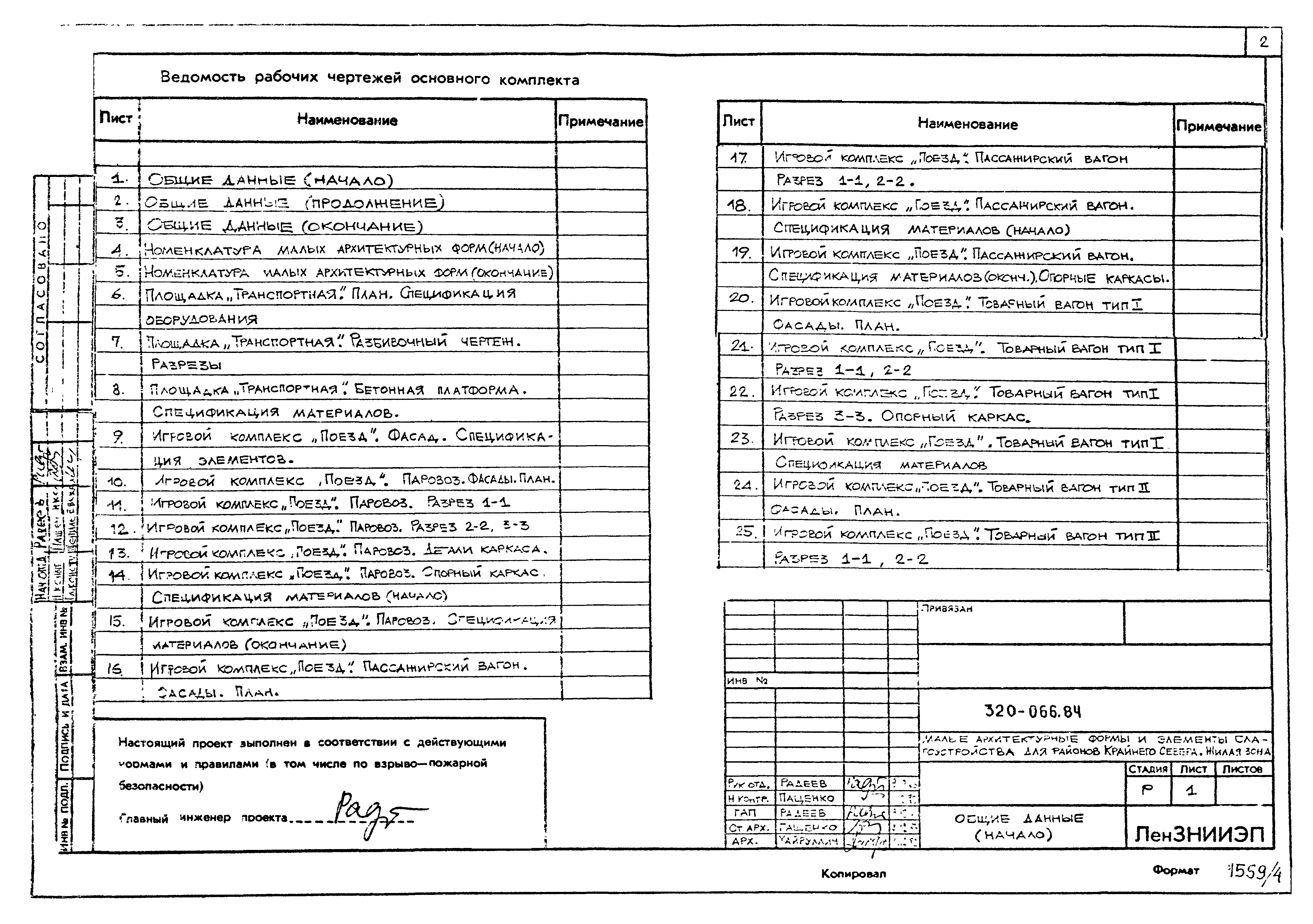 Типовой проект 320-066.84