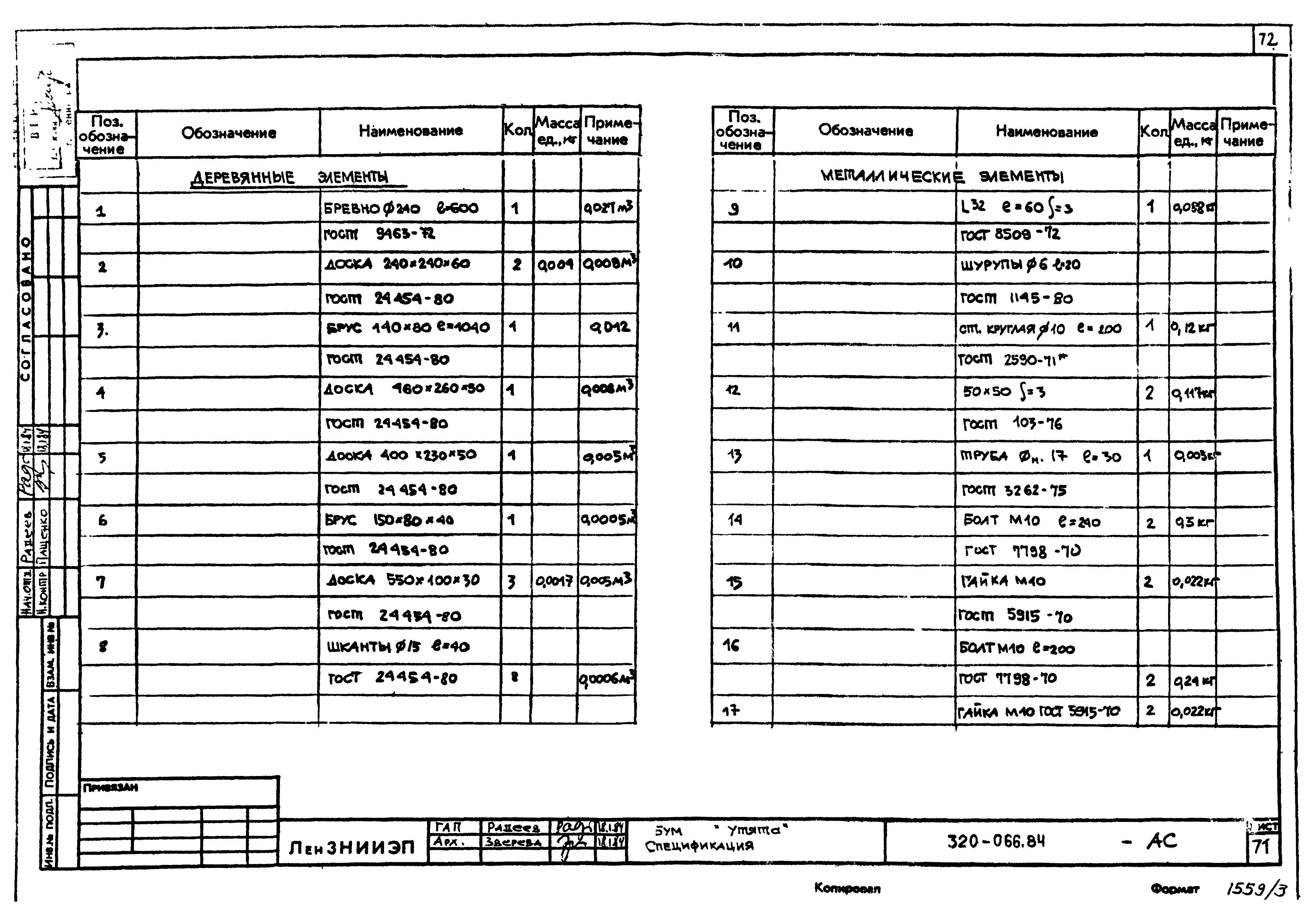 Типовой проект 320-066.84