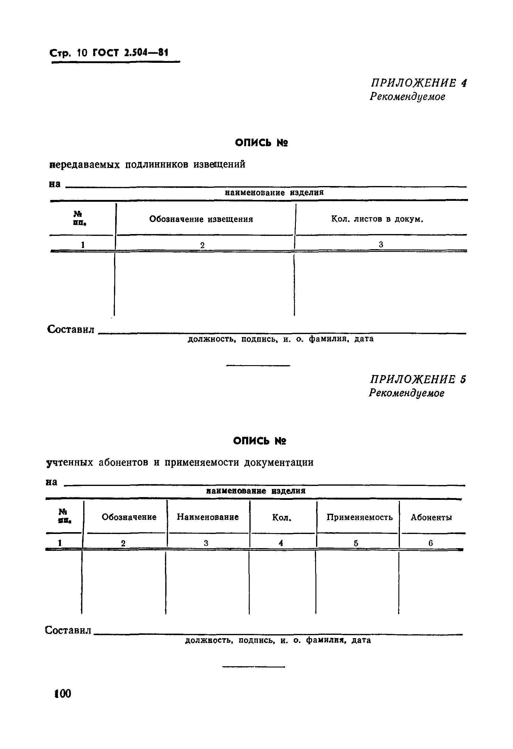 ГОСТ 2.504-81