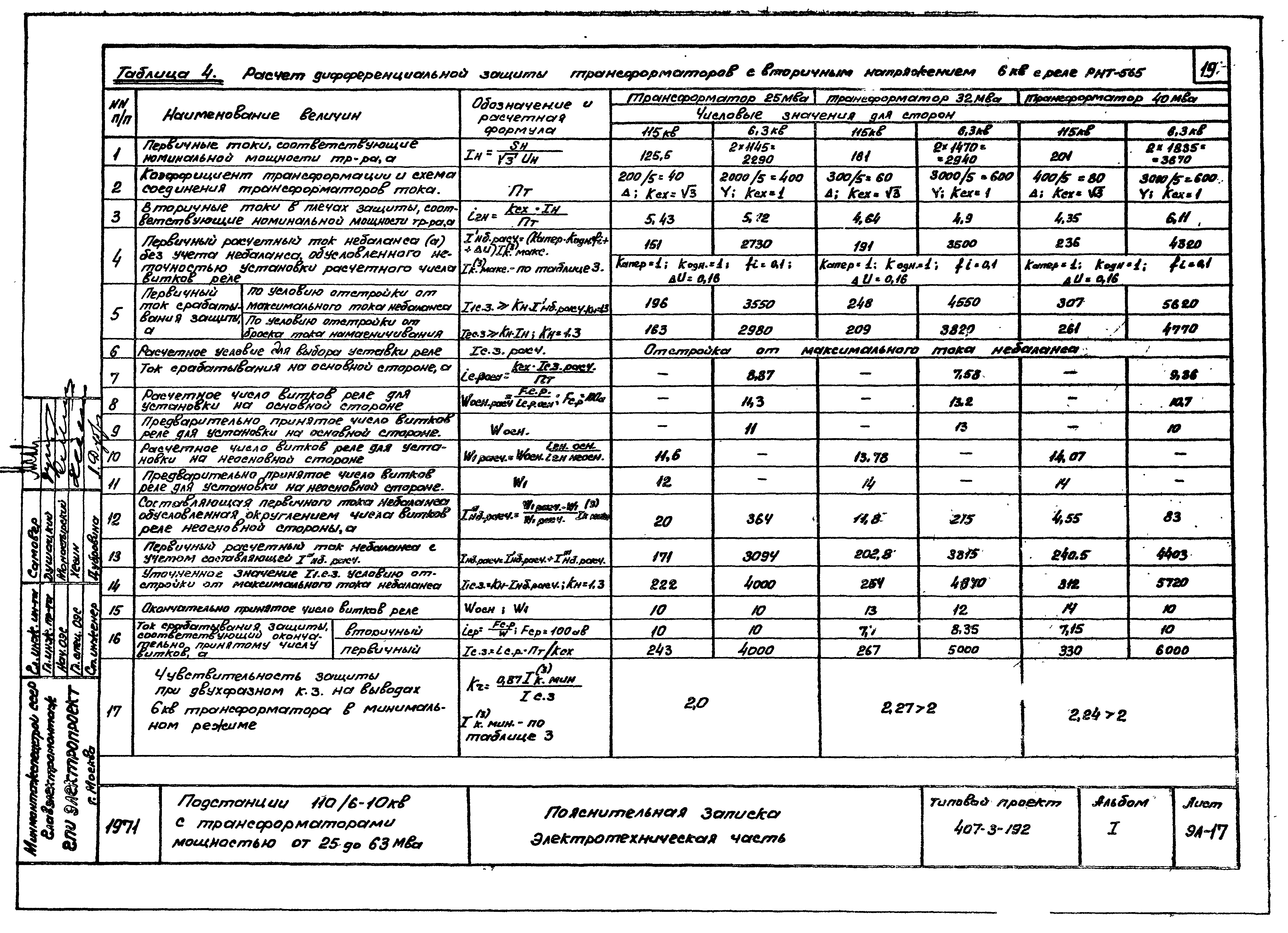 Типовой проект 407-3-192