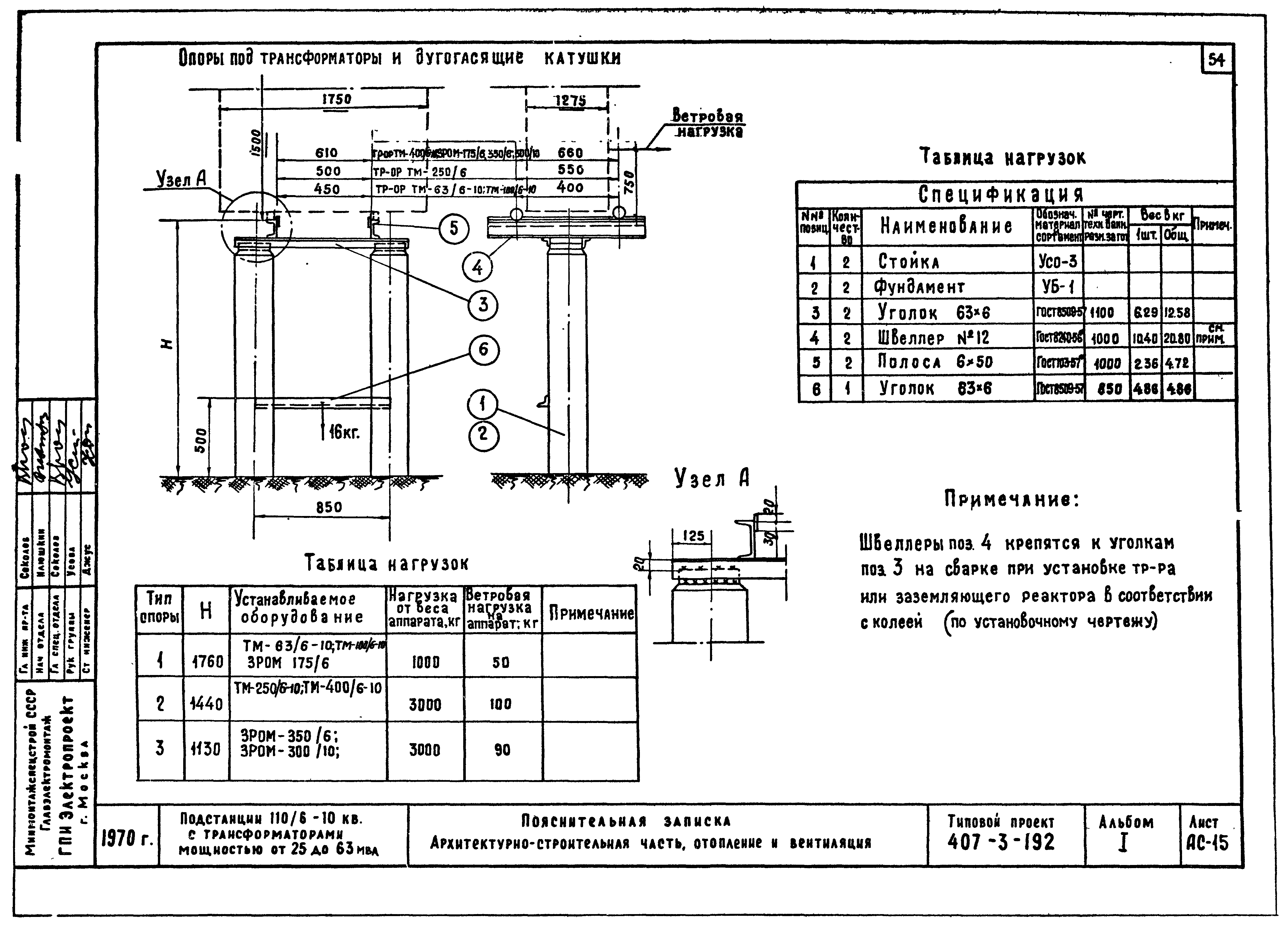 Типовой проект 407-3-192