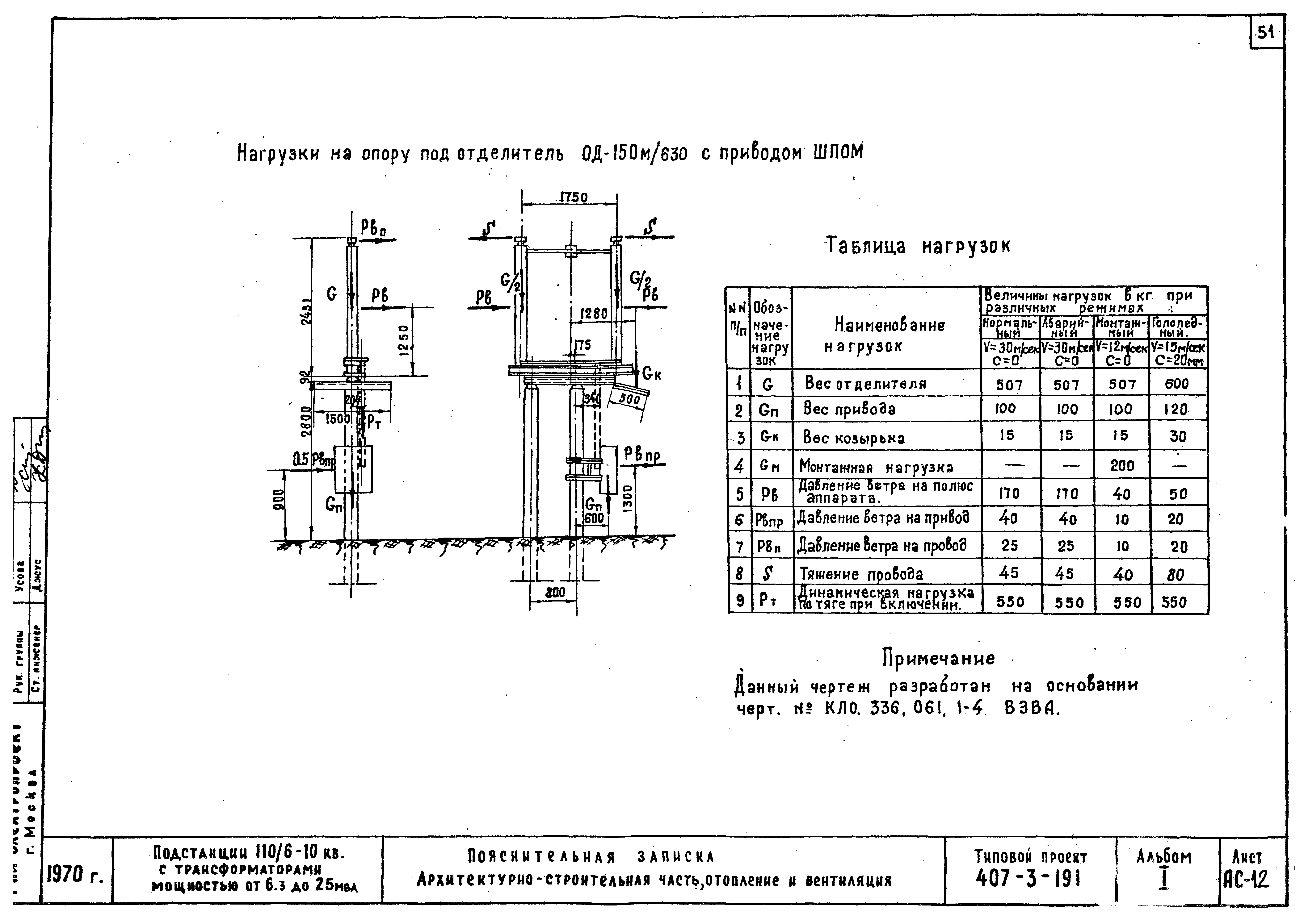 Типовой проект 407-3-191