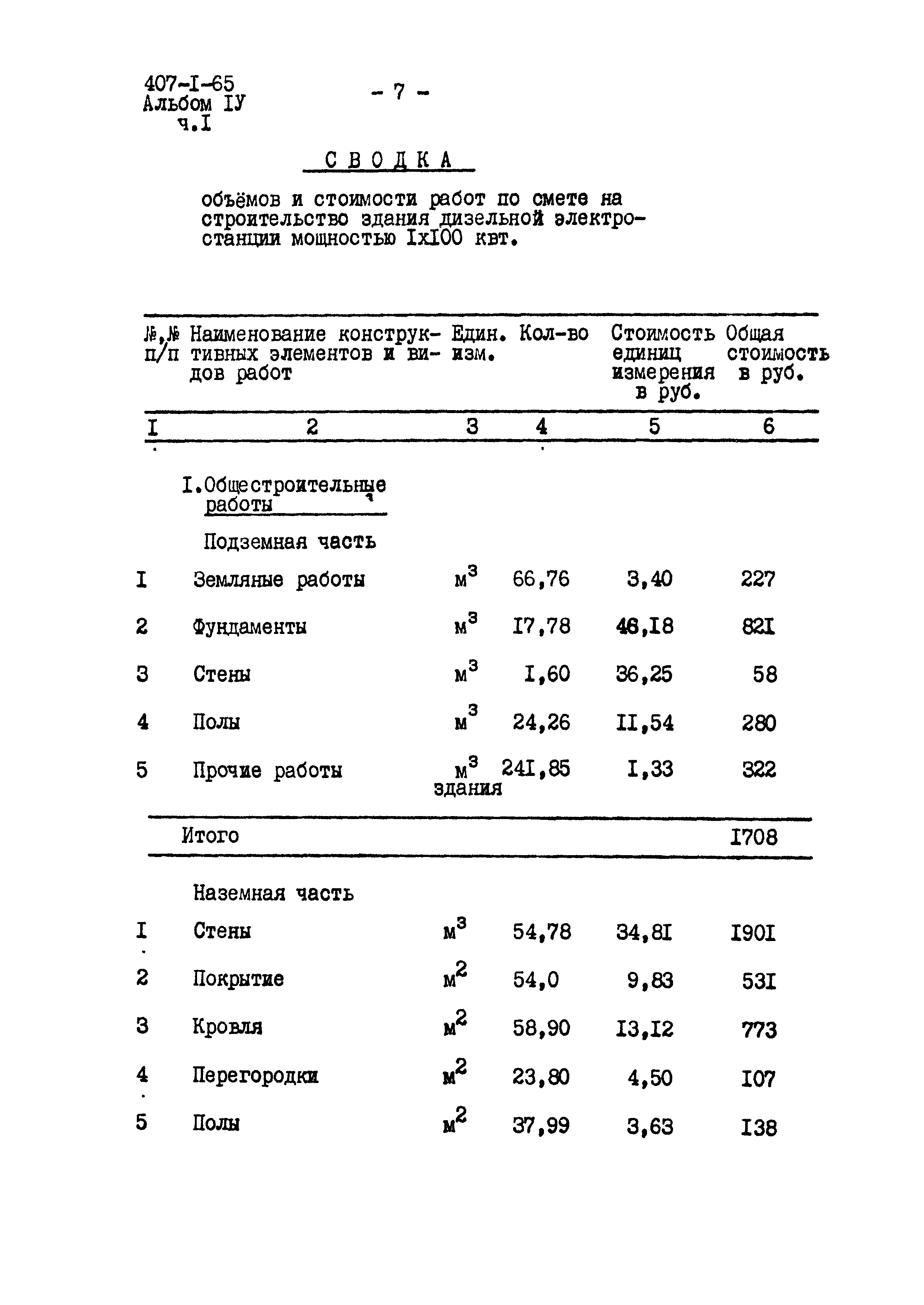 Типовой проект 407-1-65