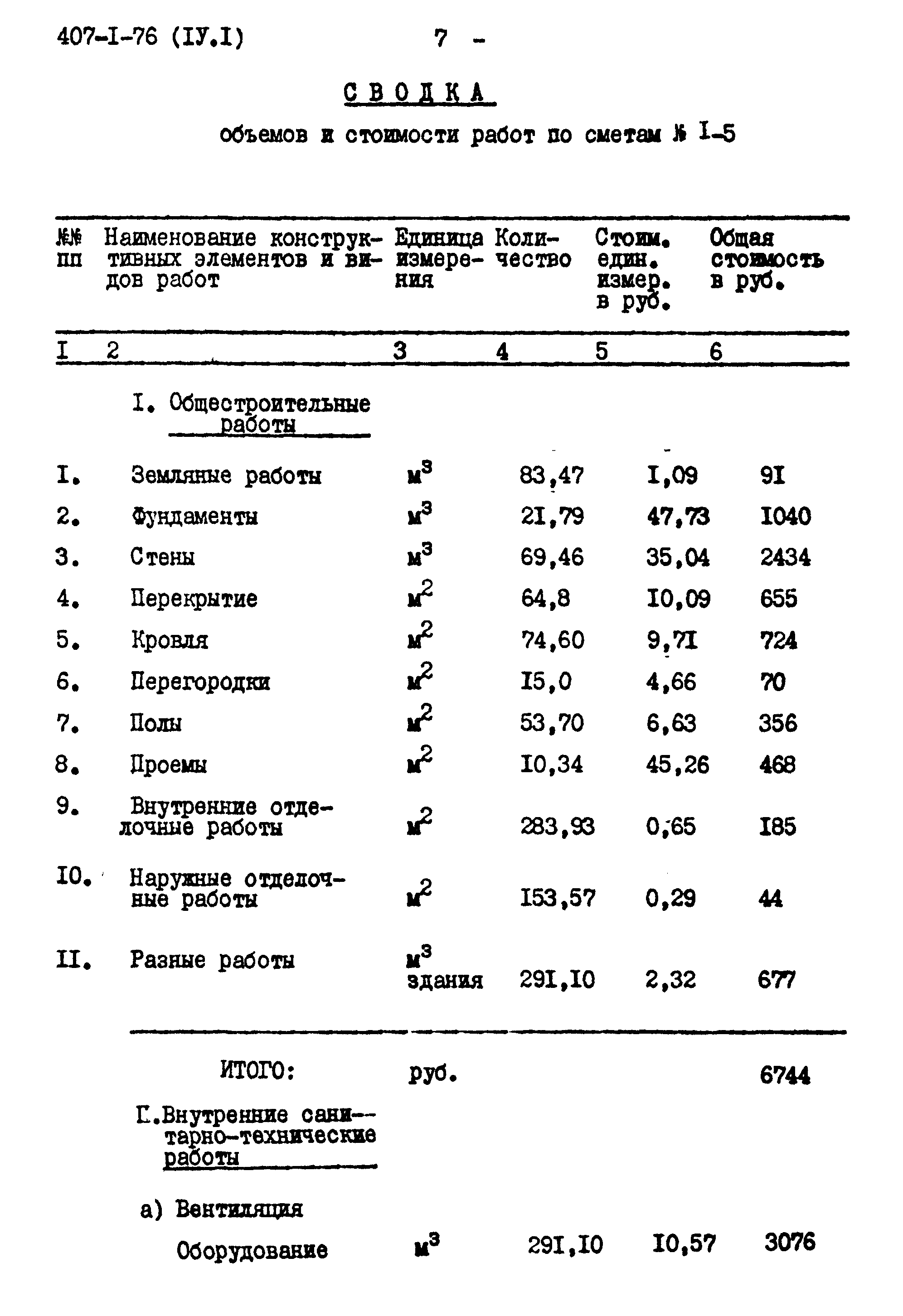 Типовой проект 407-1-76