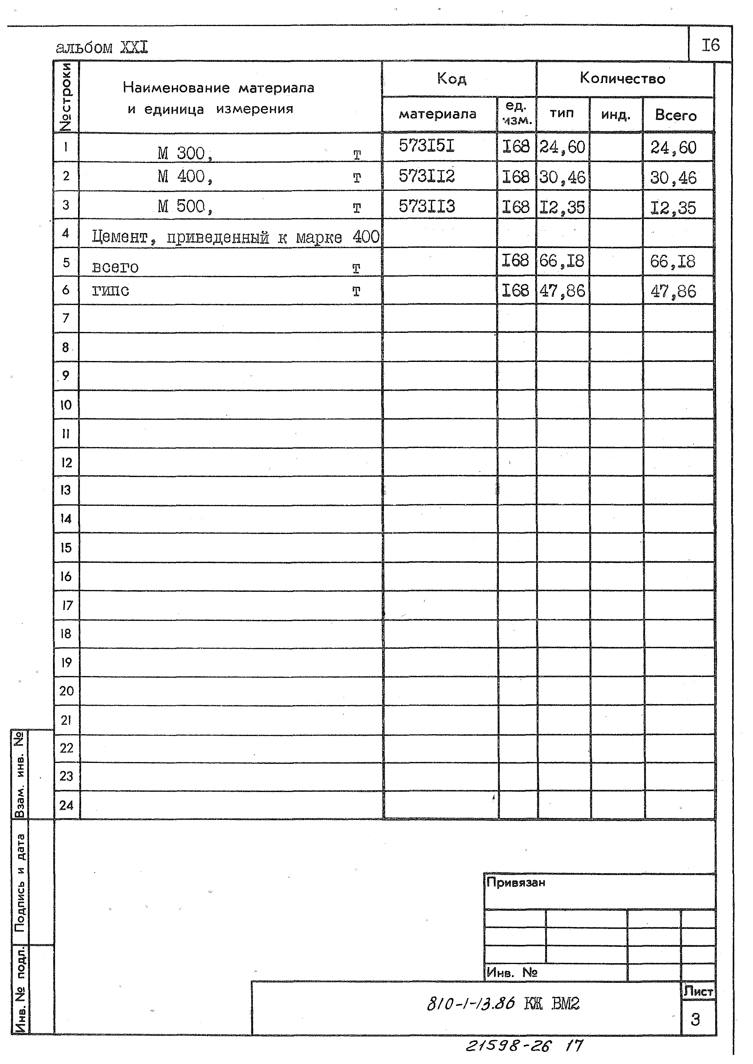 Типовой проект 810-1-13.86