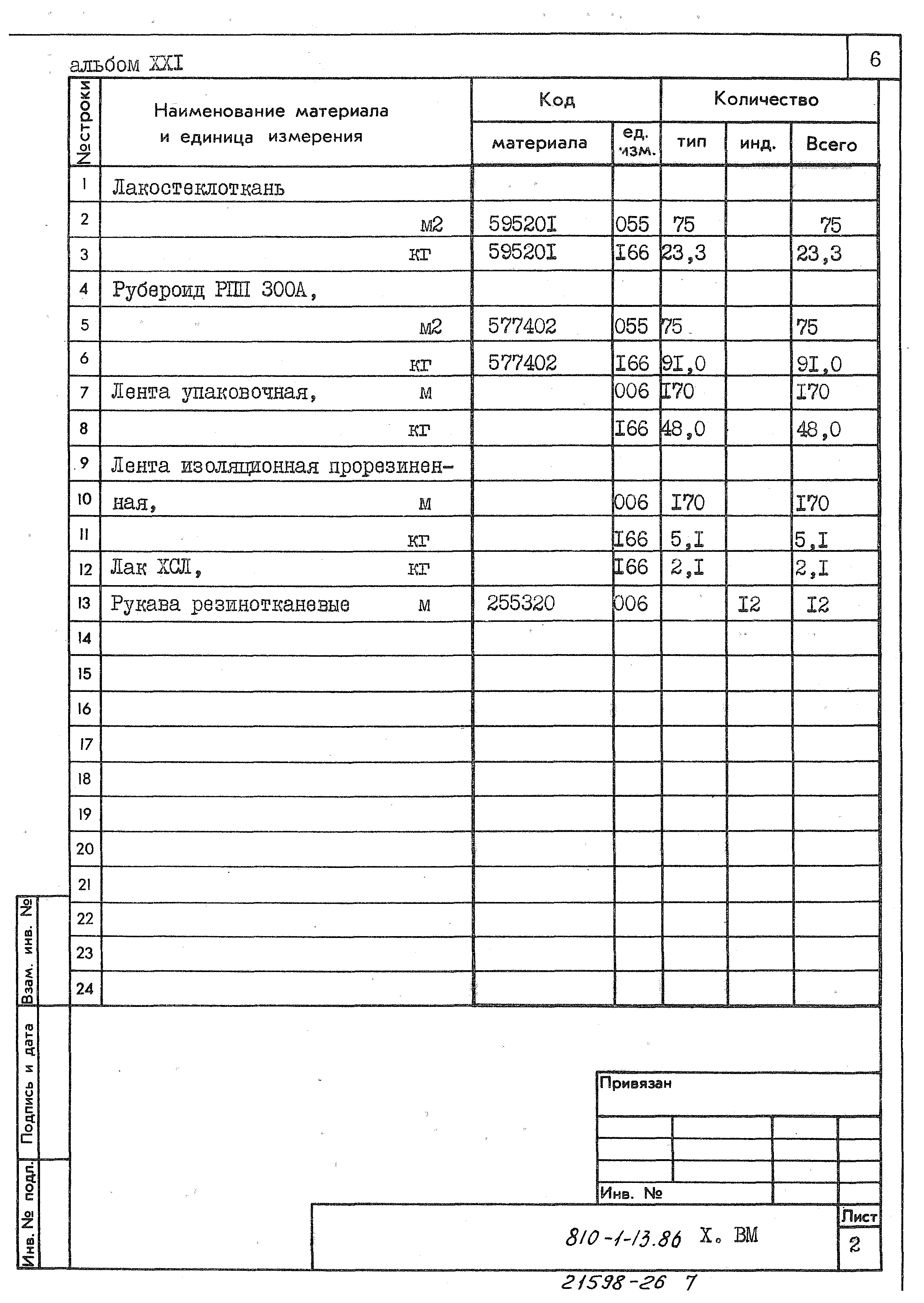 Типовой проект 810-1-13.86