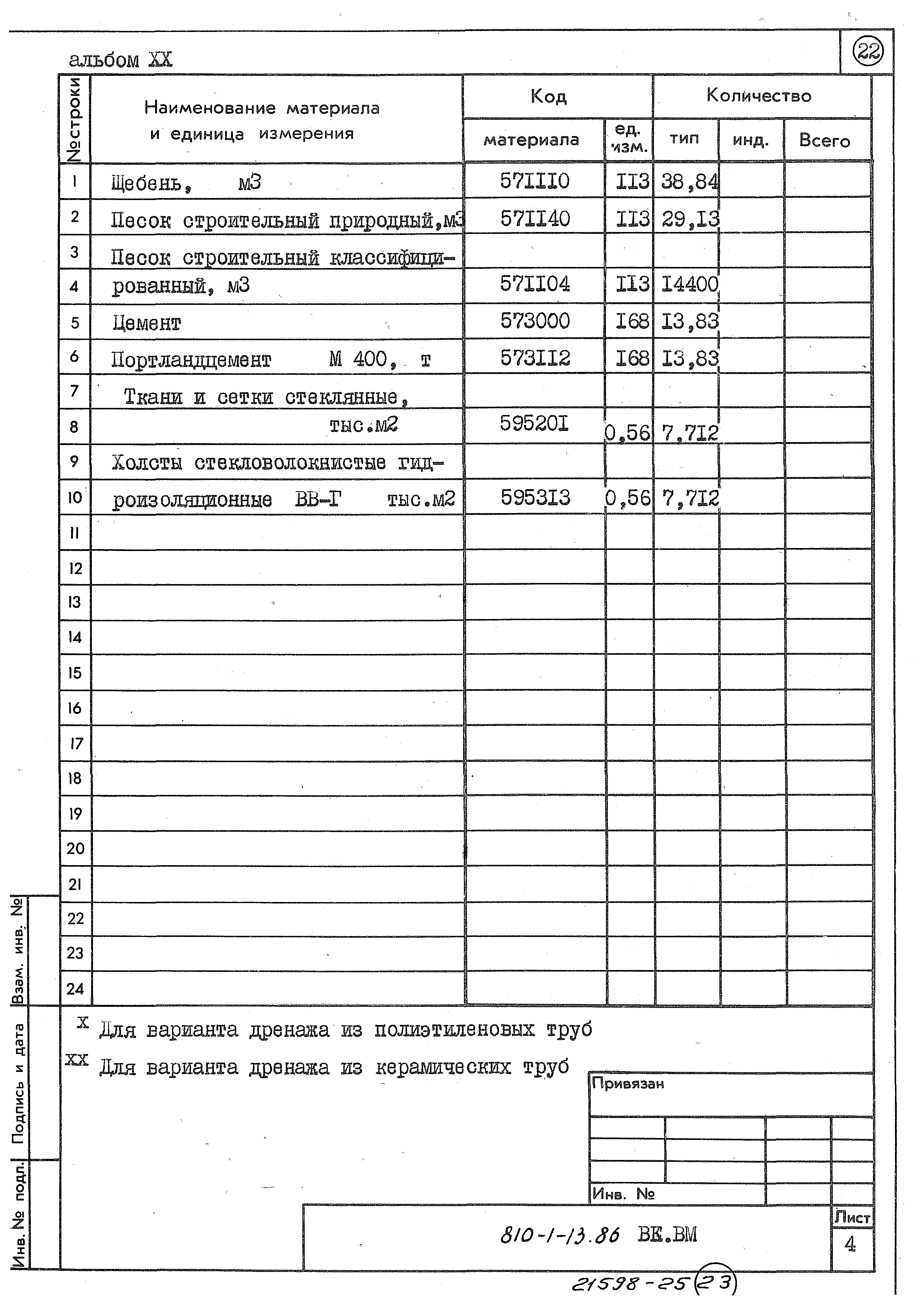 Типовой проект 810-1-13.86