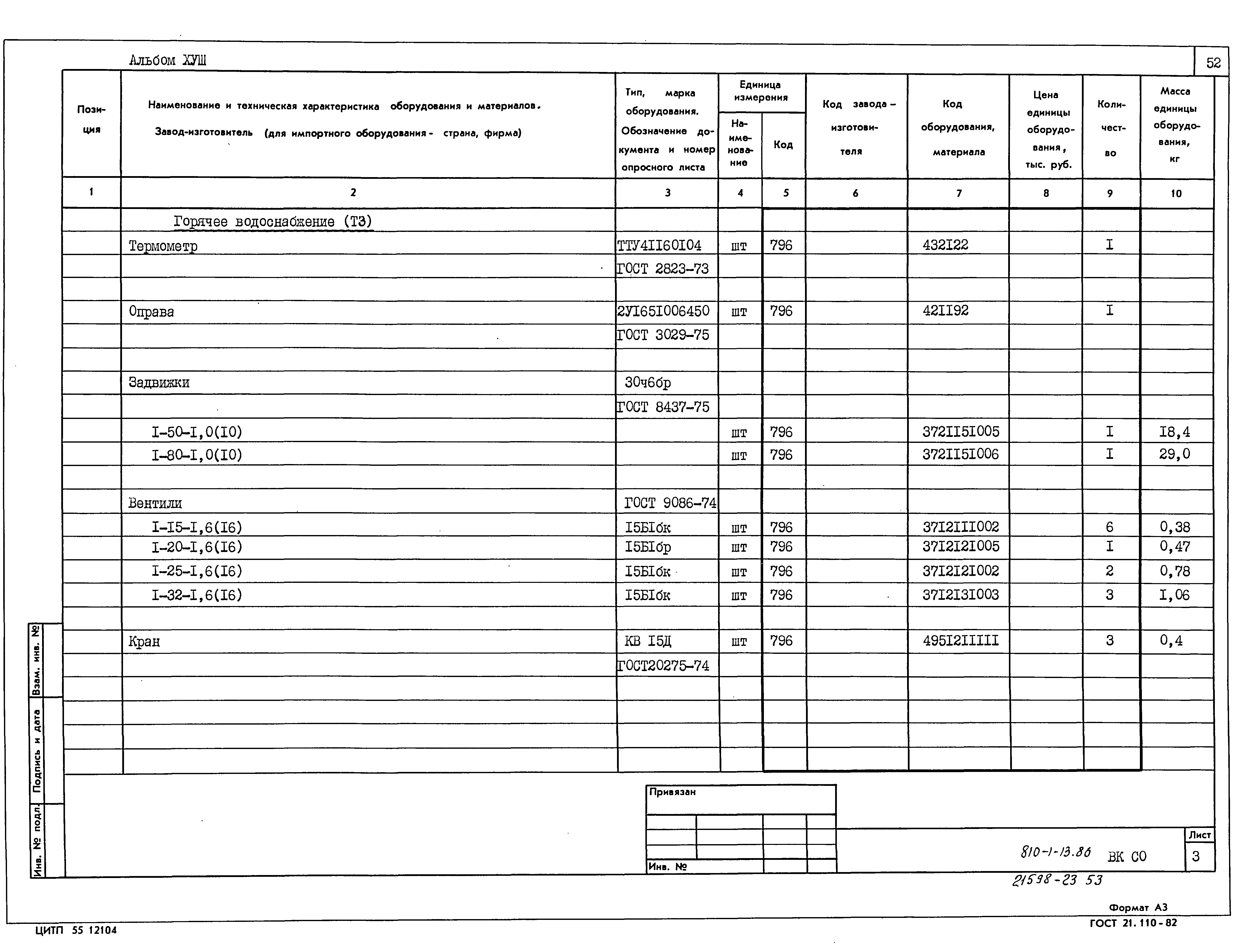 Типовой проект 810-1-13.86