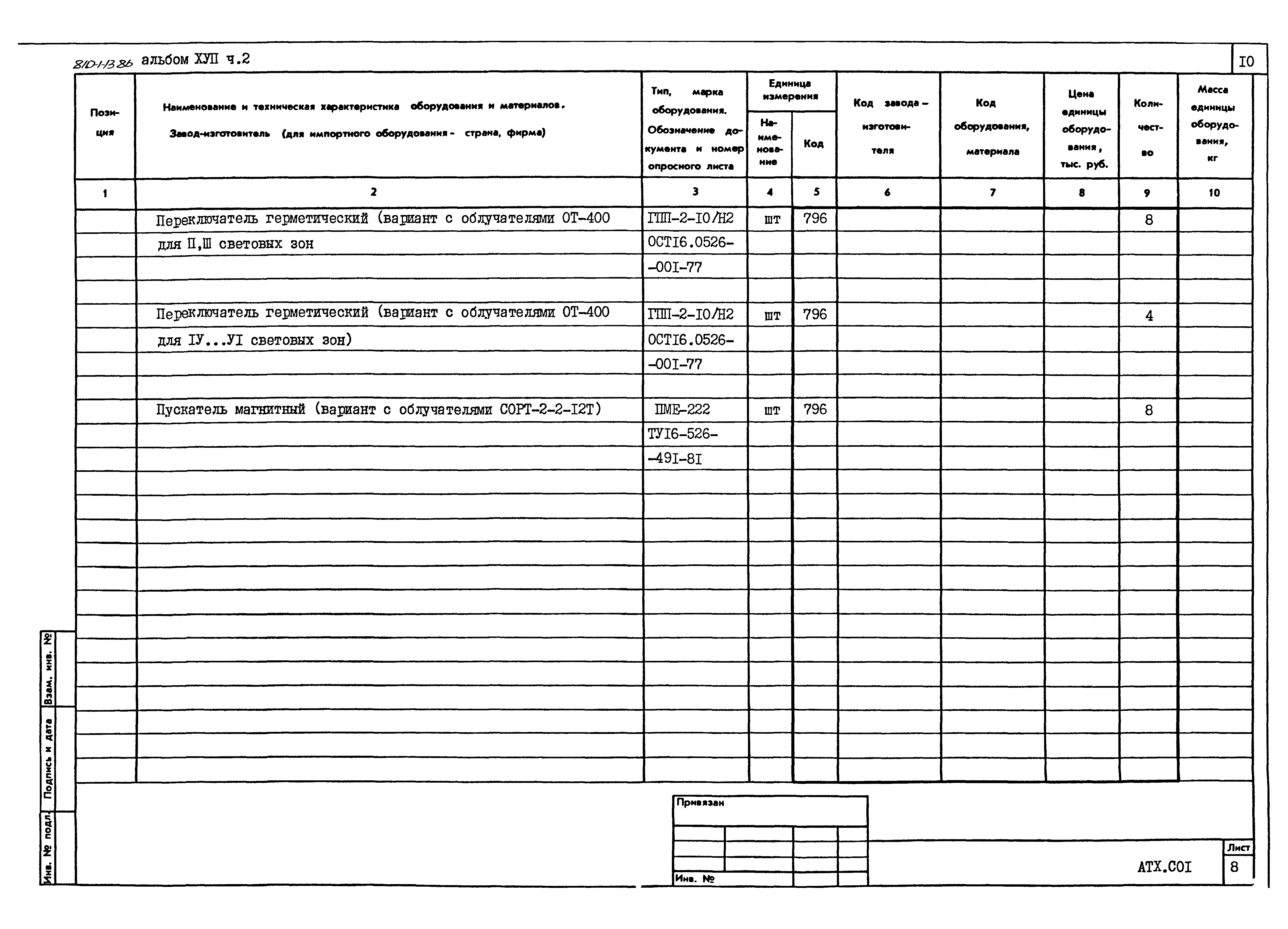 Типовой проект 810-1-13.86