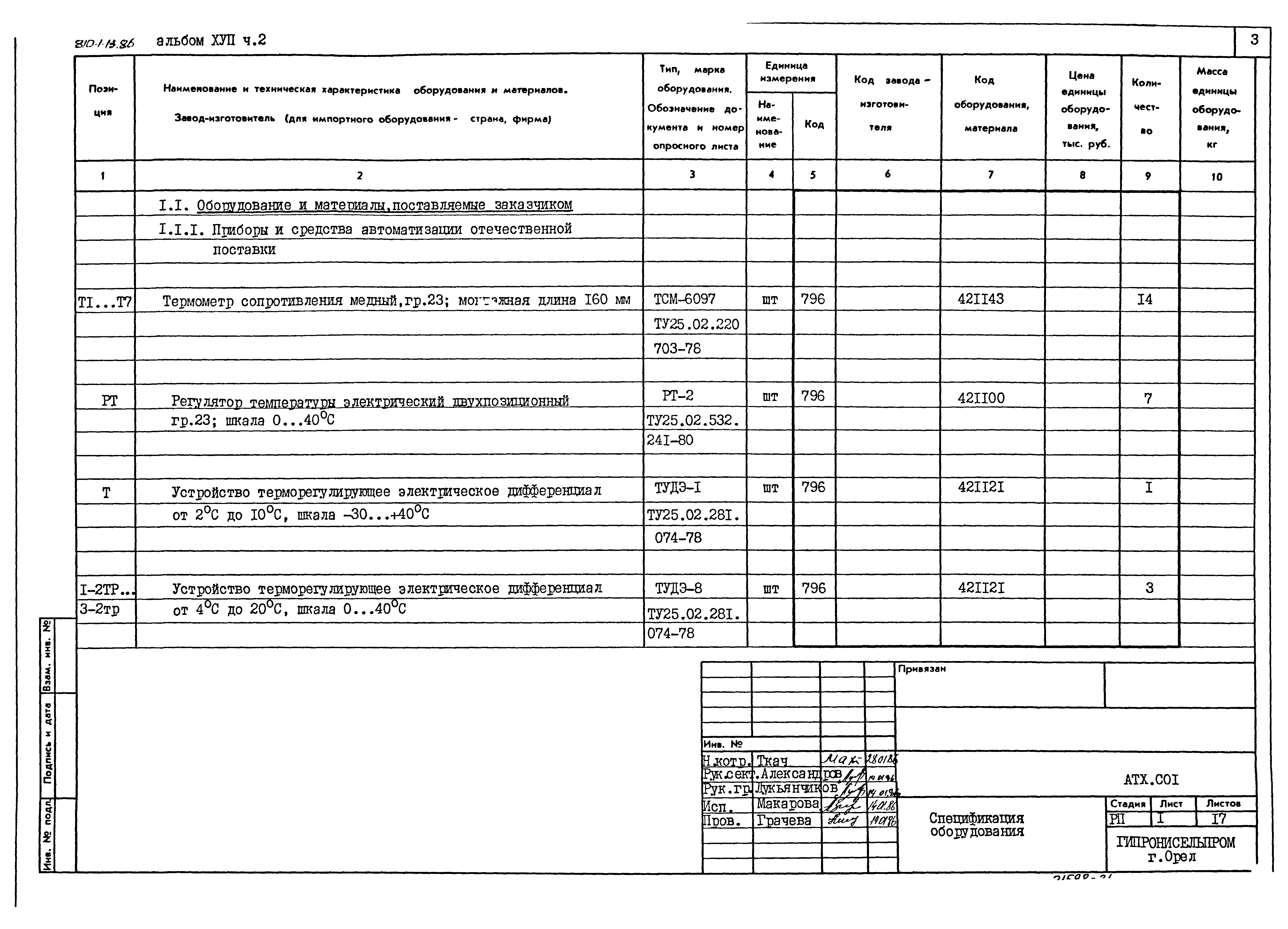 Типовой проект 810-1-13.86