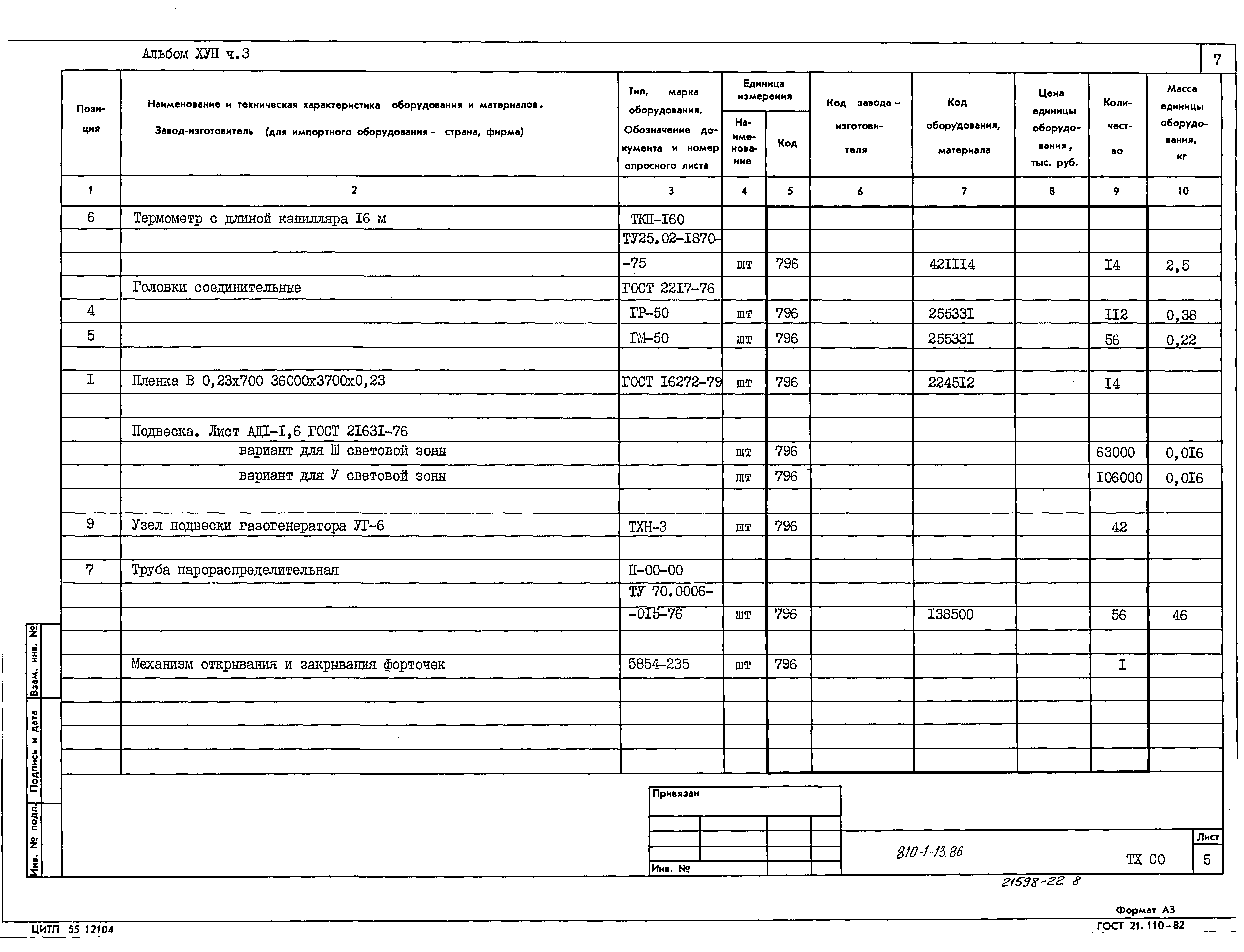 Типовой проект 810-1-13.86