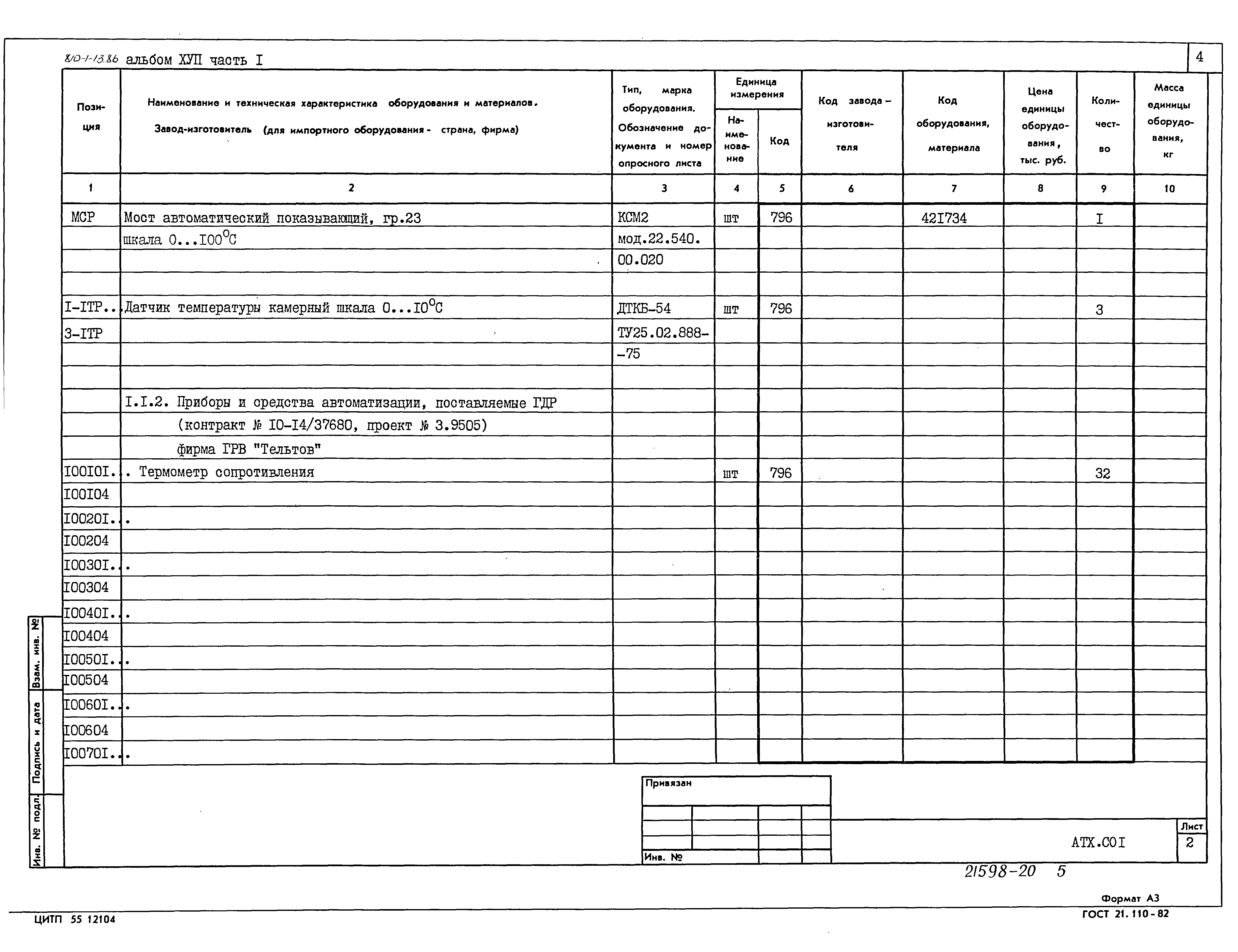 Типовой проект 810-1-13.86