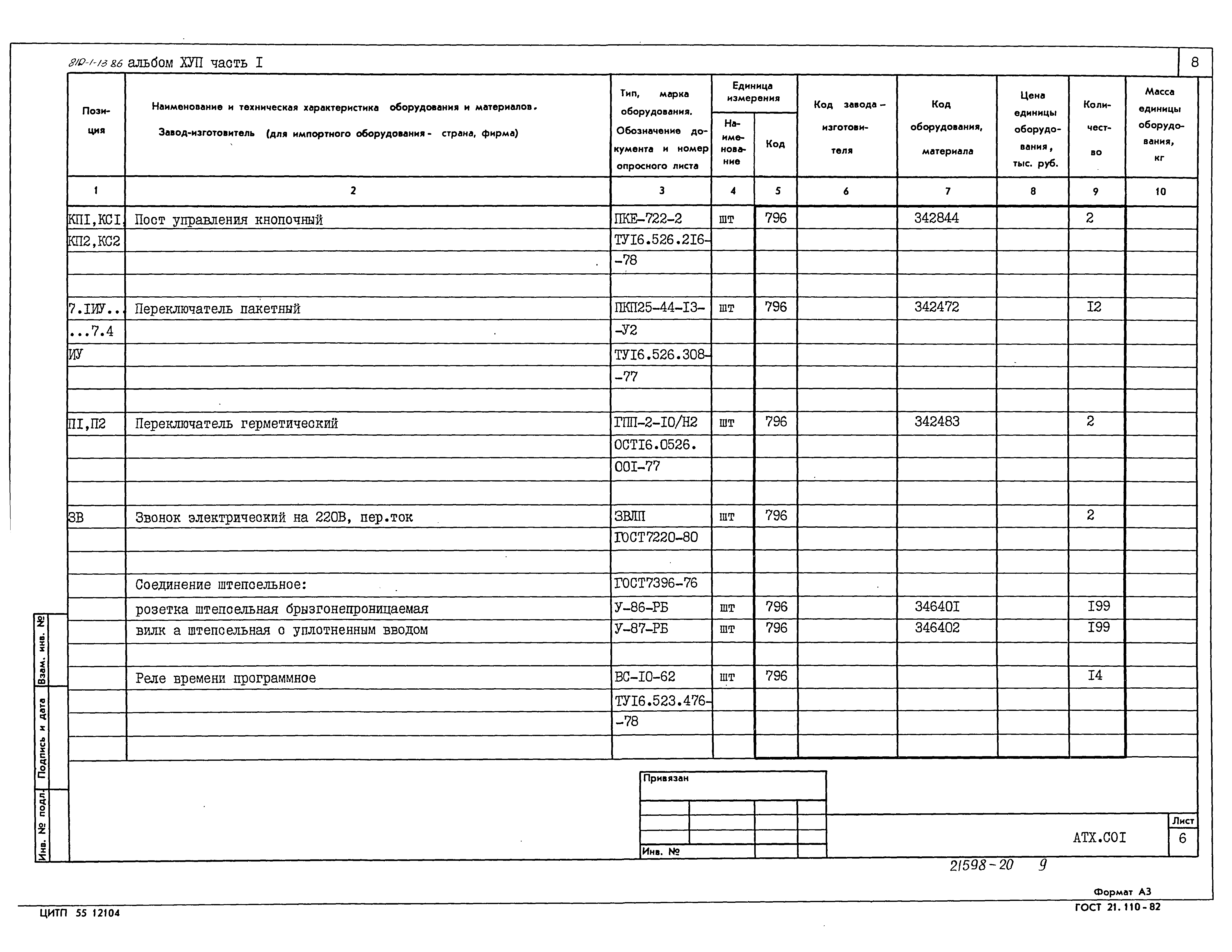 Типовой проект 810-1-13.86