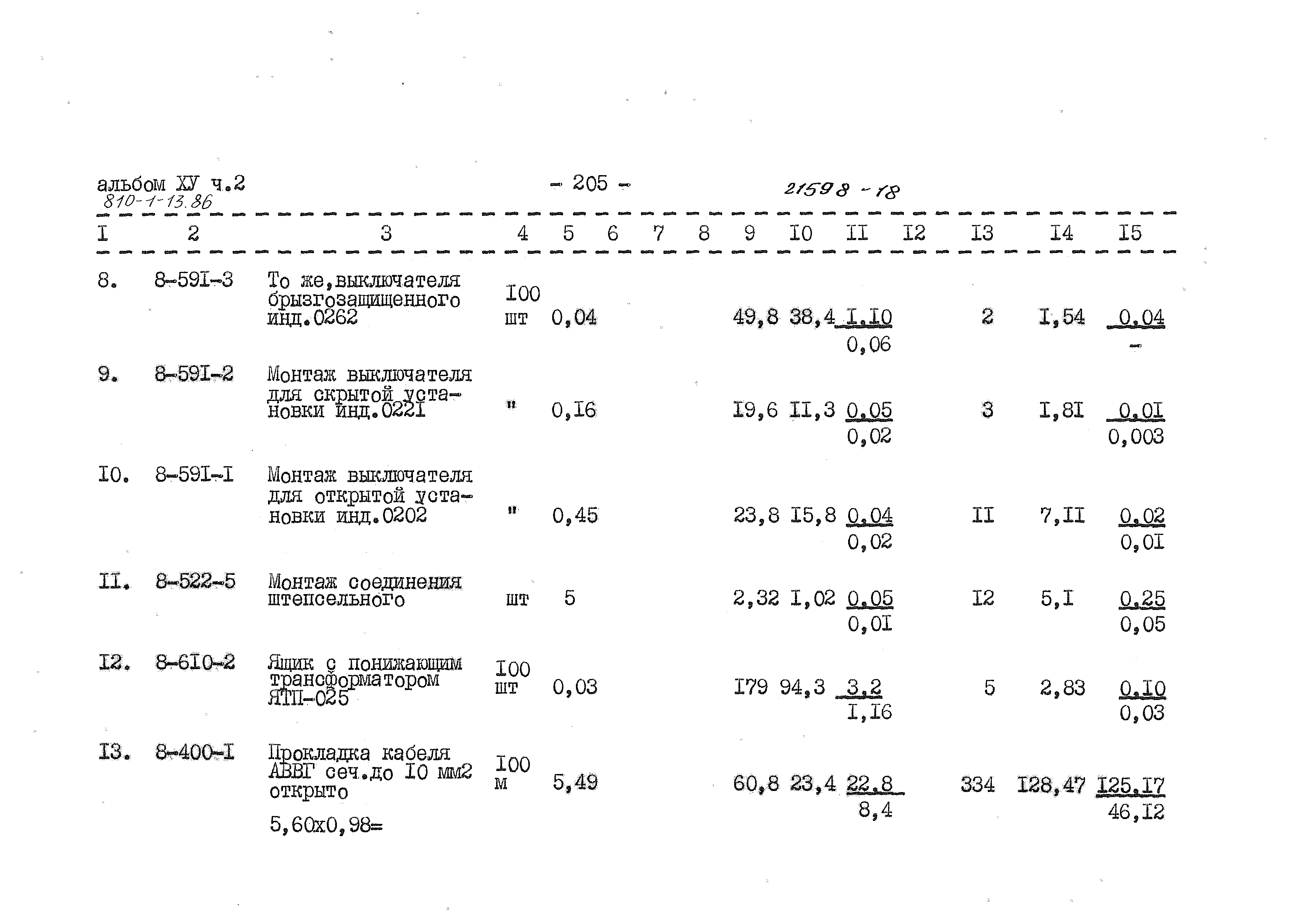 Типовой проект 810-1-13.86