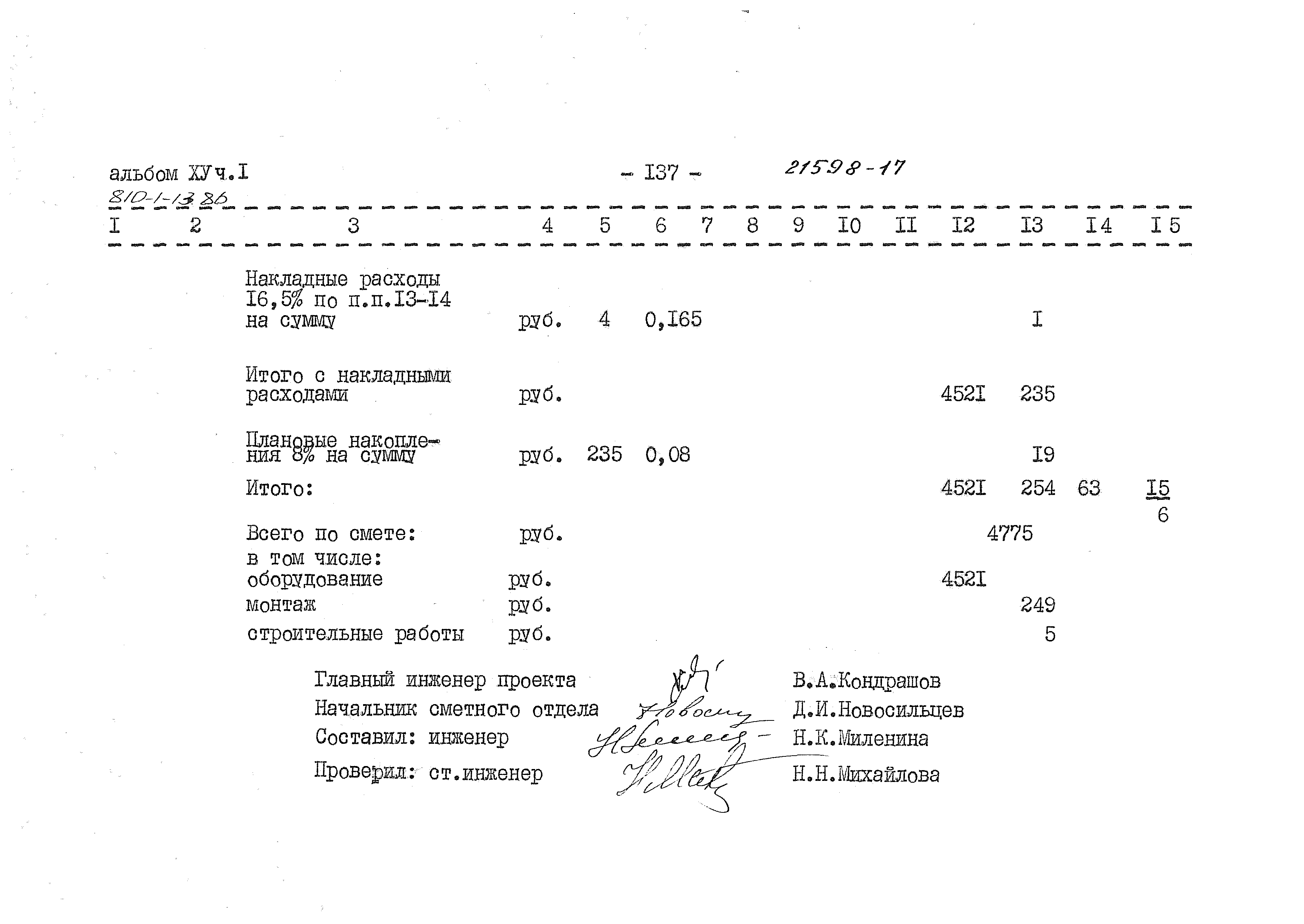 Типовой проект 810-1-13.86