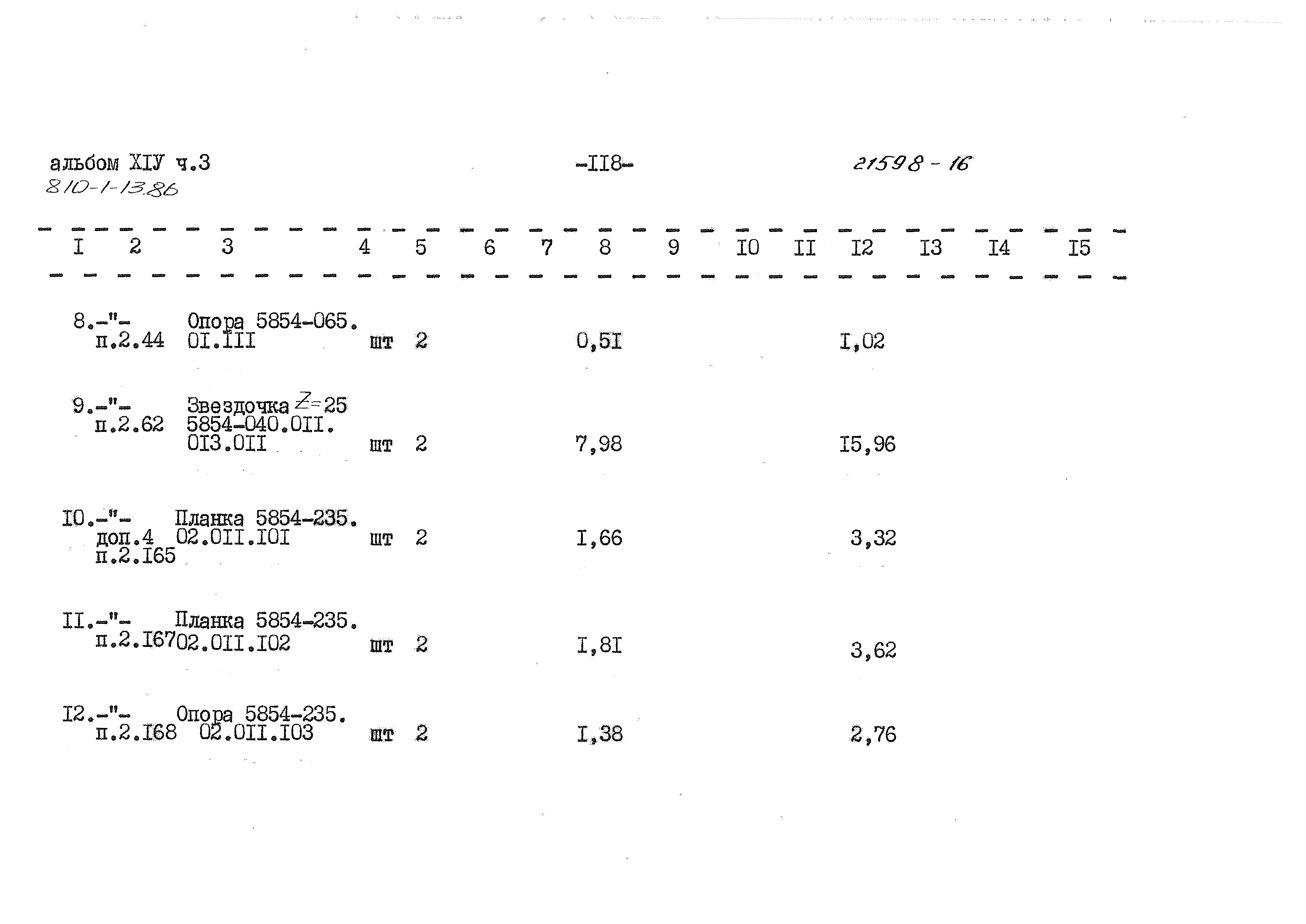 Типовой проект 810-1-13.86