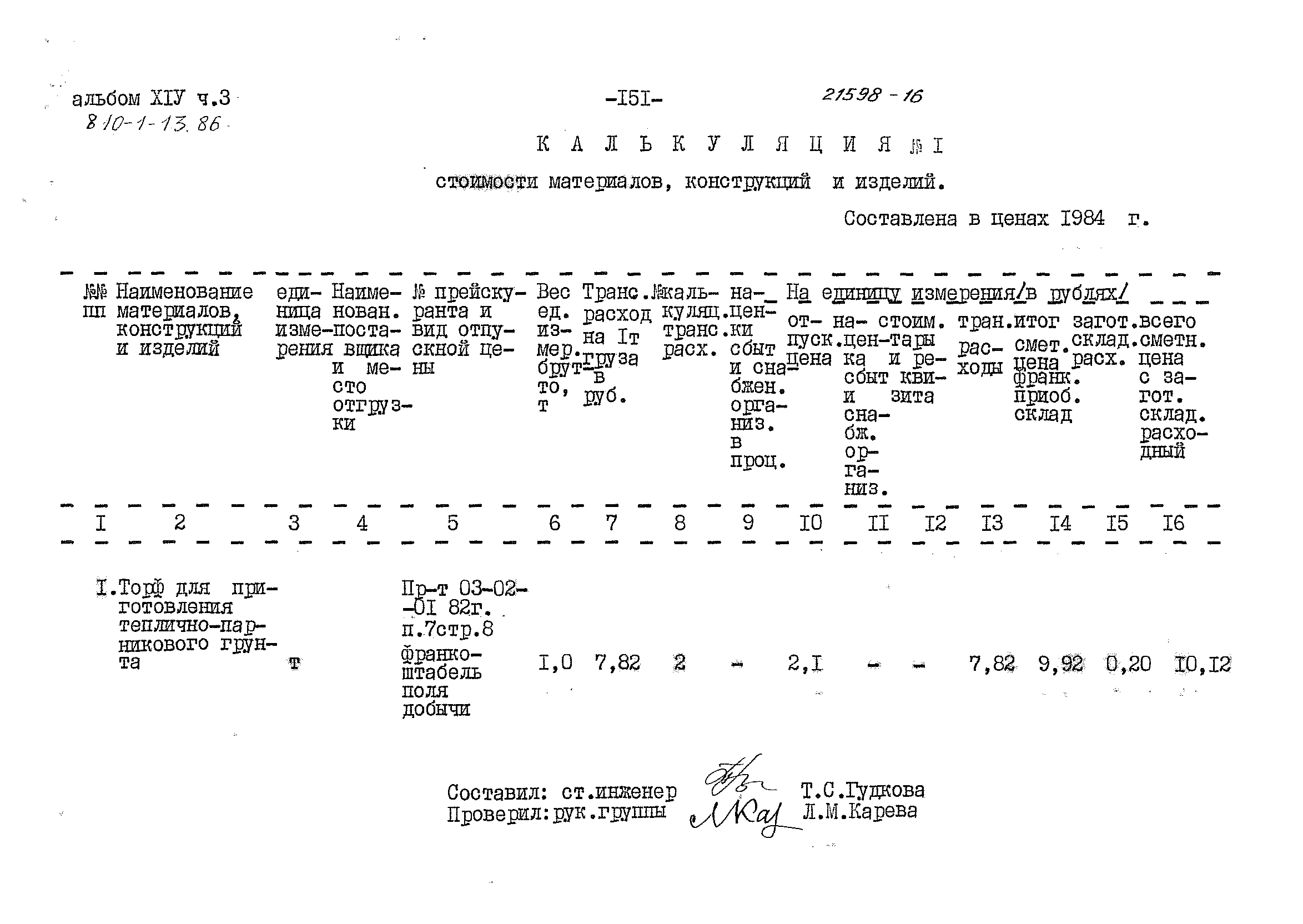 Типовой проект 810-1-13.86