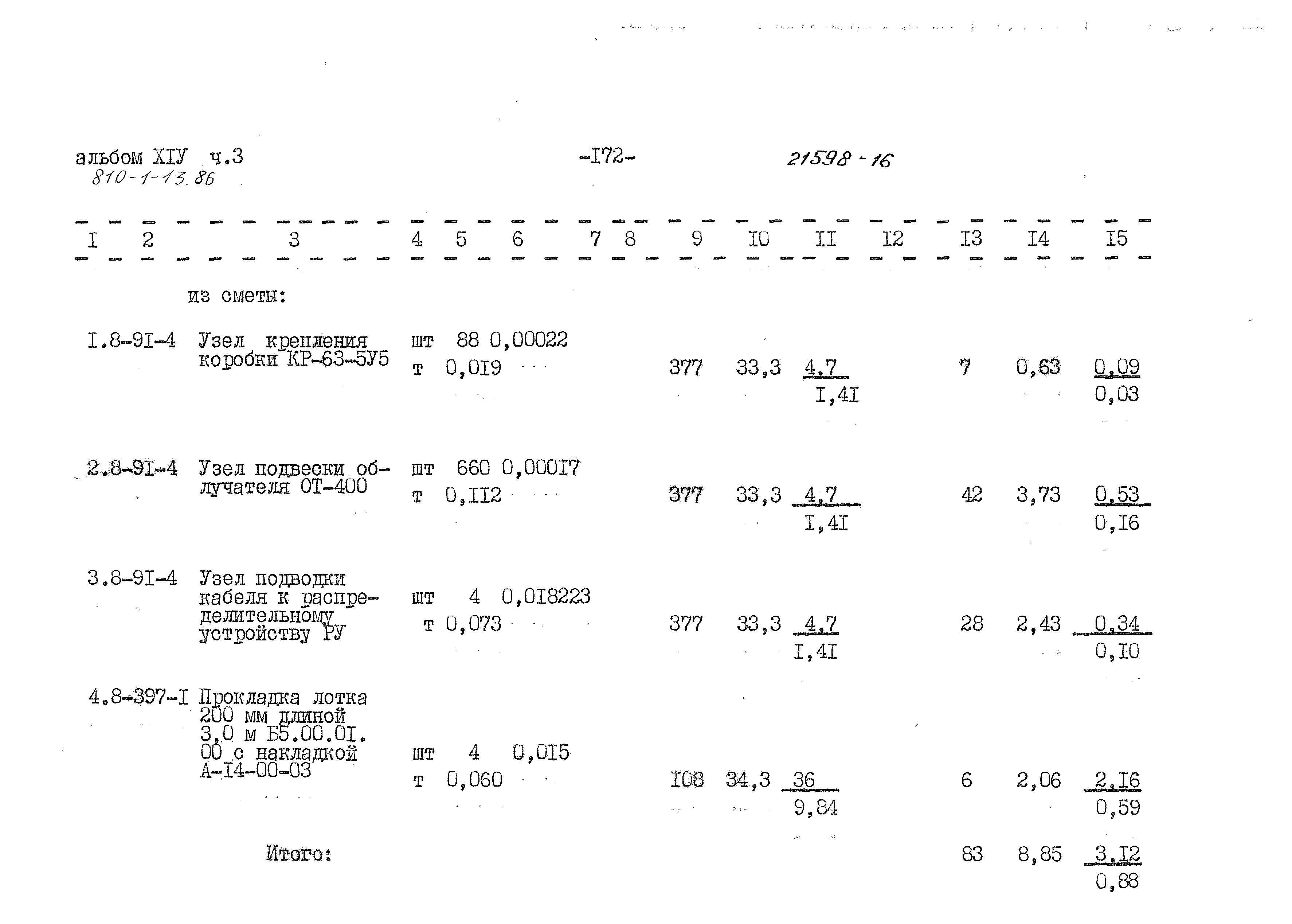 Типовой проект 810-1-13.86