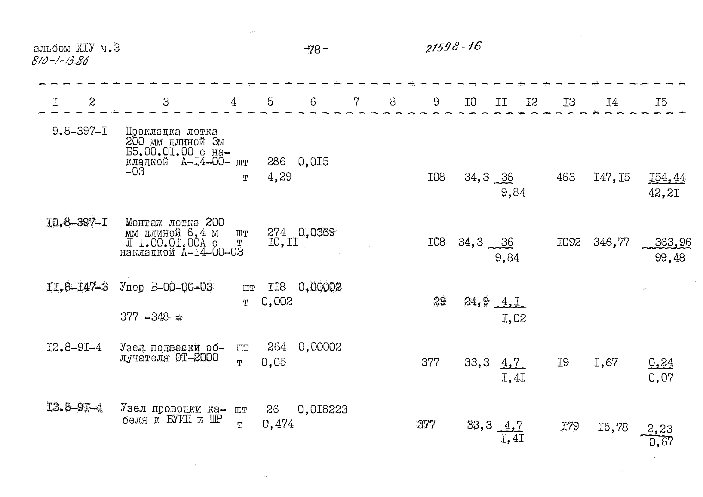 Типовой проект 810-1-13.86