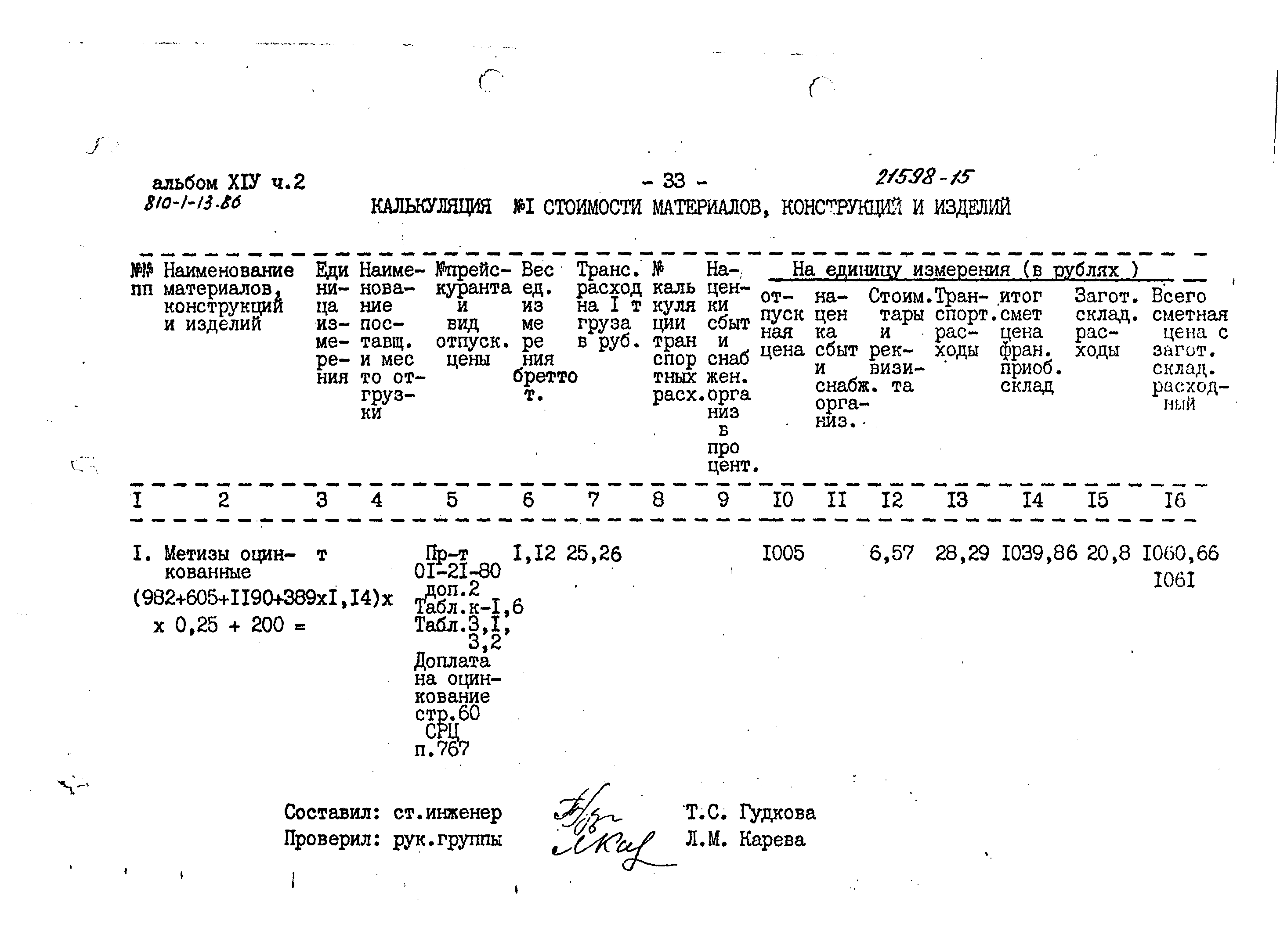 Типовой проект 810-1-13.86