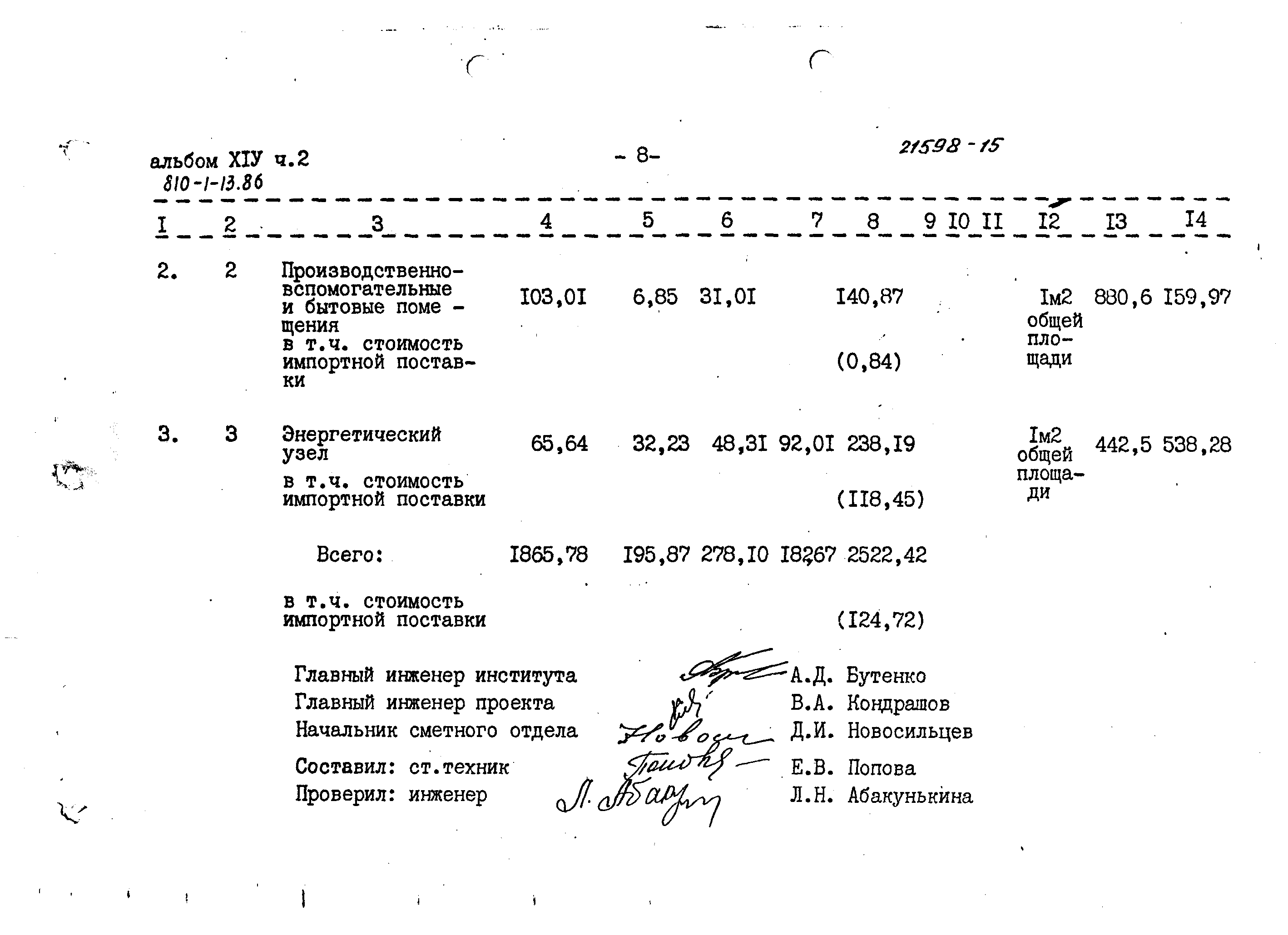 Типовой проект 810-1-13.86