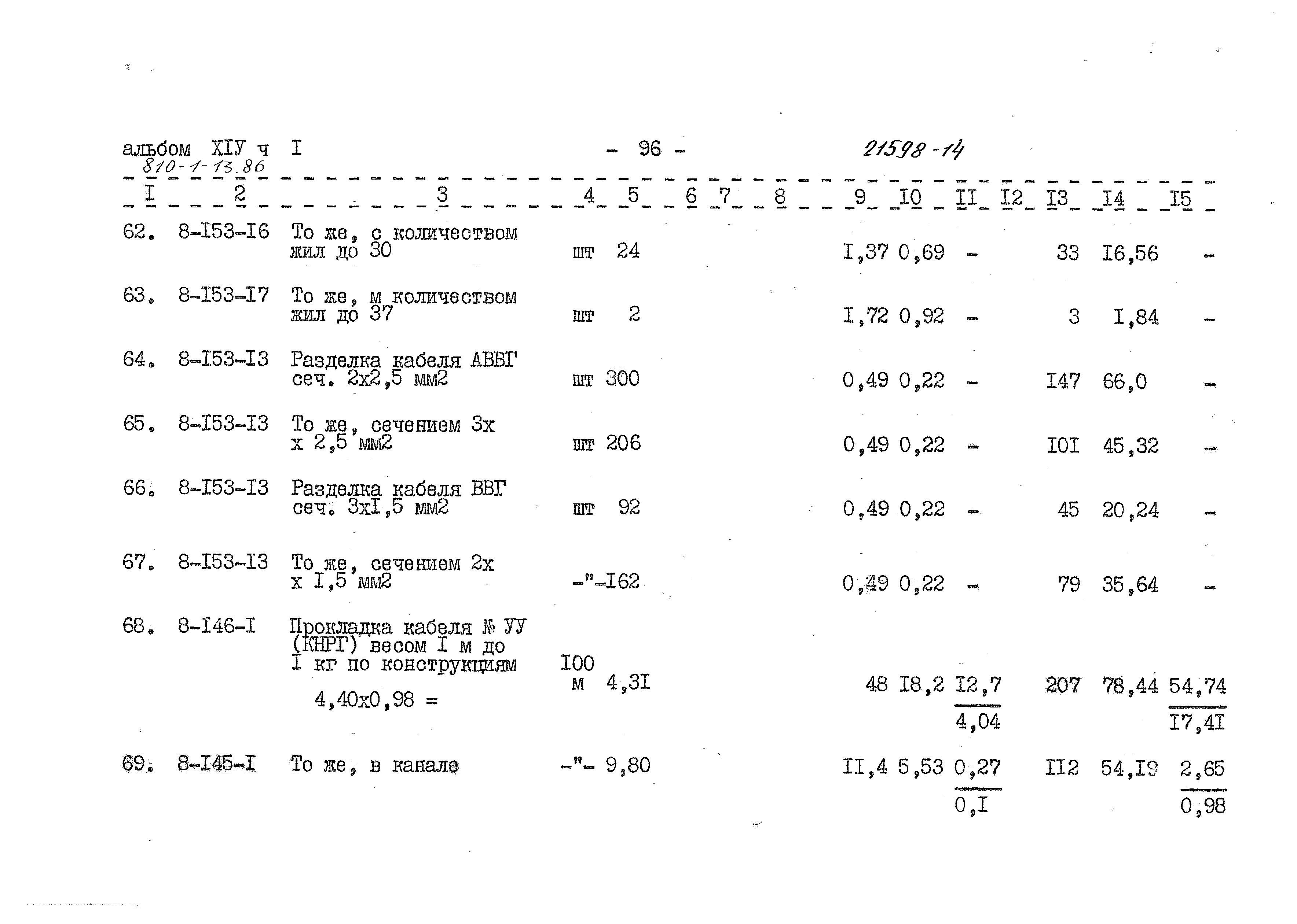 Типовой проект 810-1-13.86