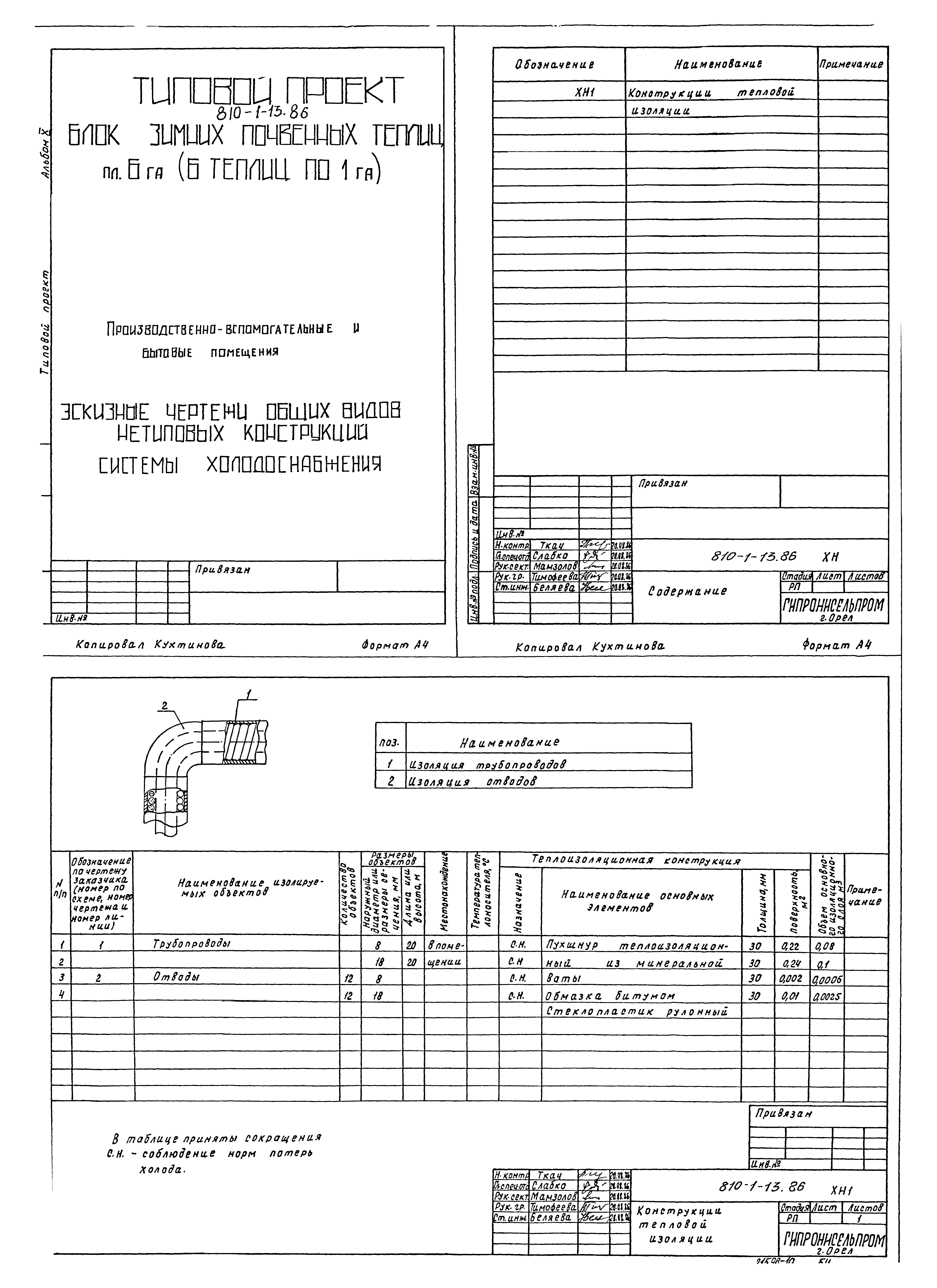 Типовой проект 810-1-13.86