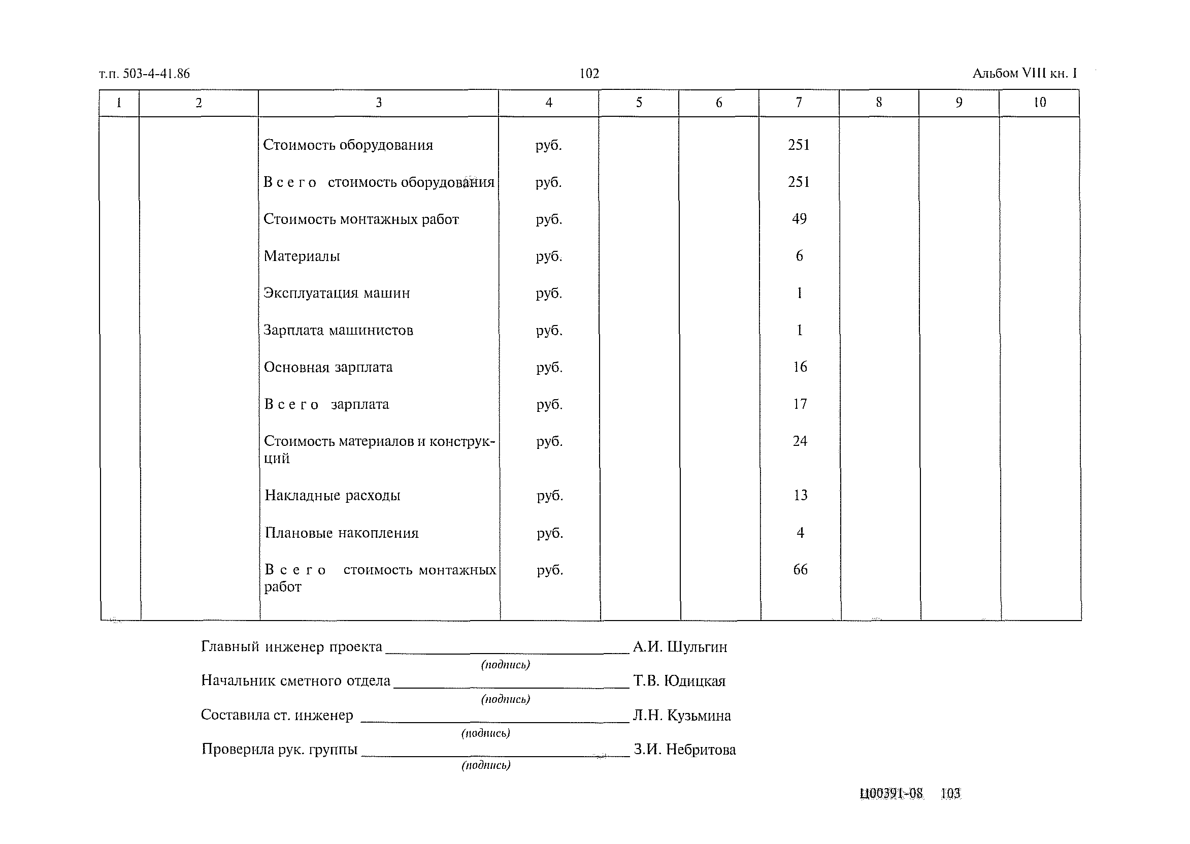 Типовой проект 503-4-41.86
