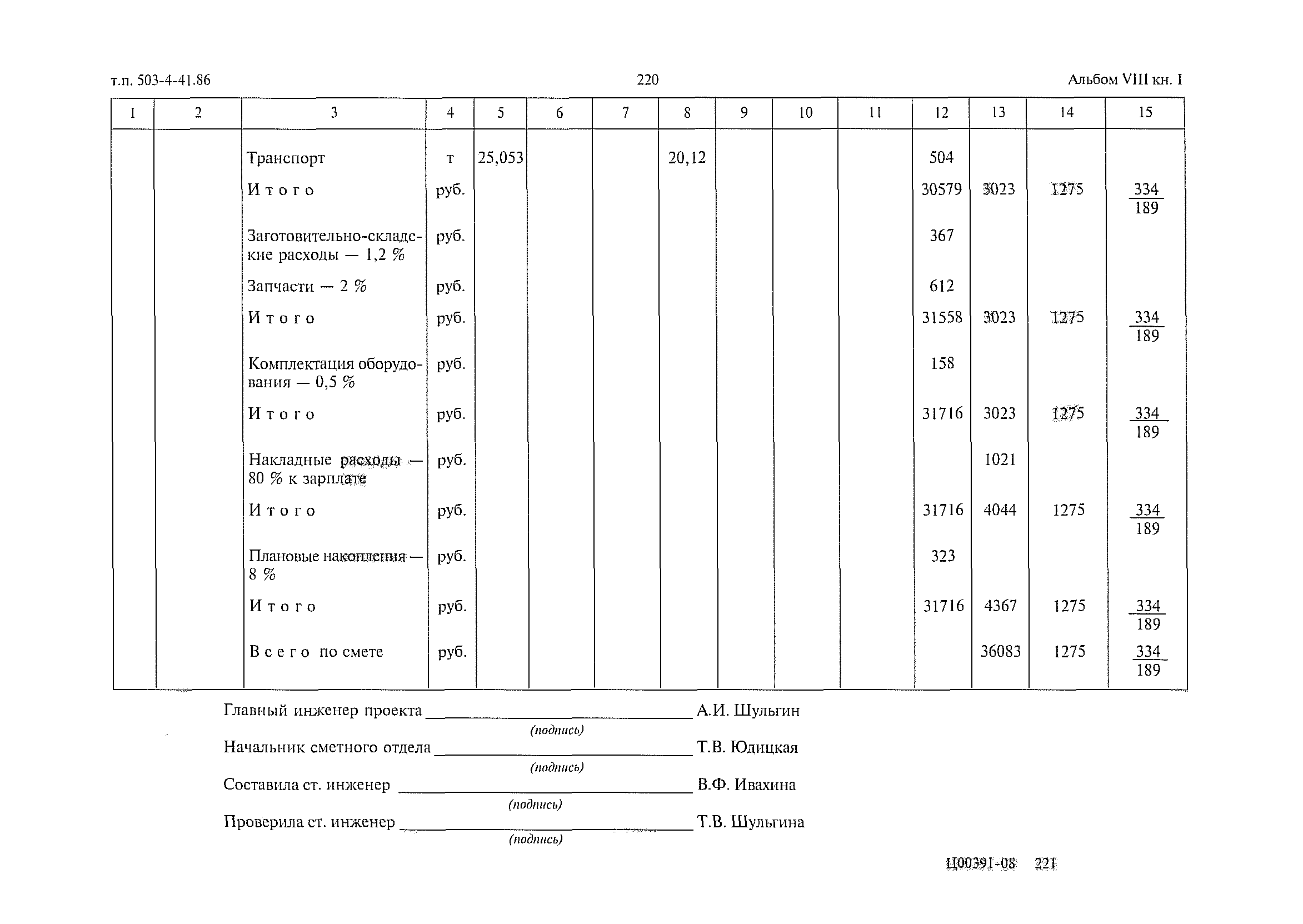 Типовой проект 503-4-41.86