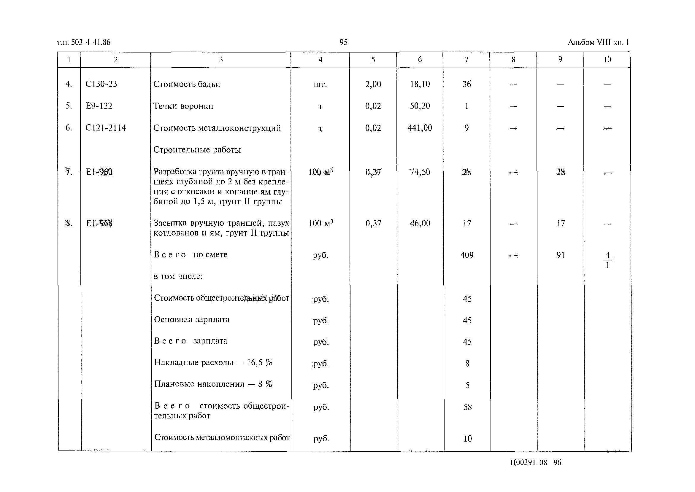 Типовой проект 503-4-41.86