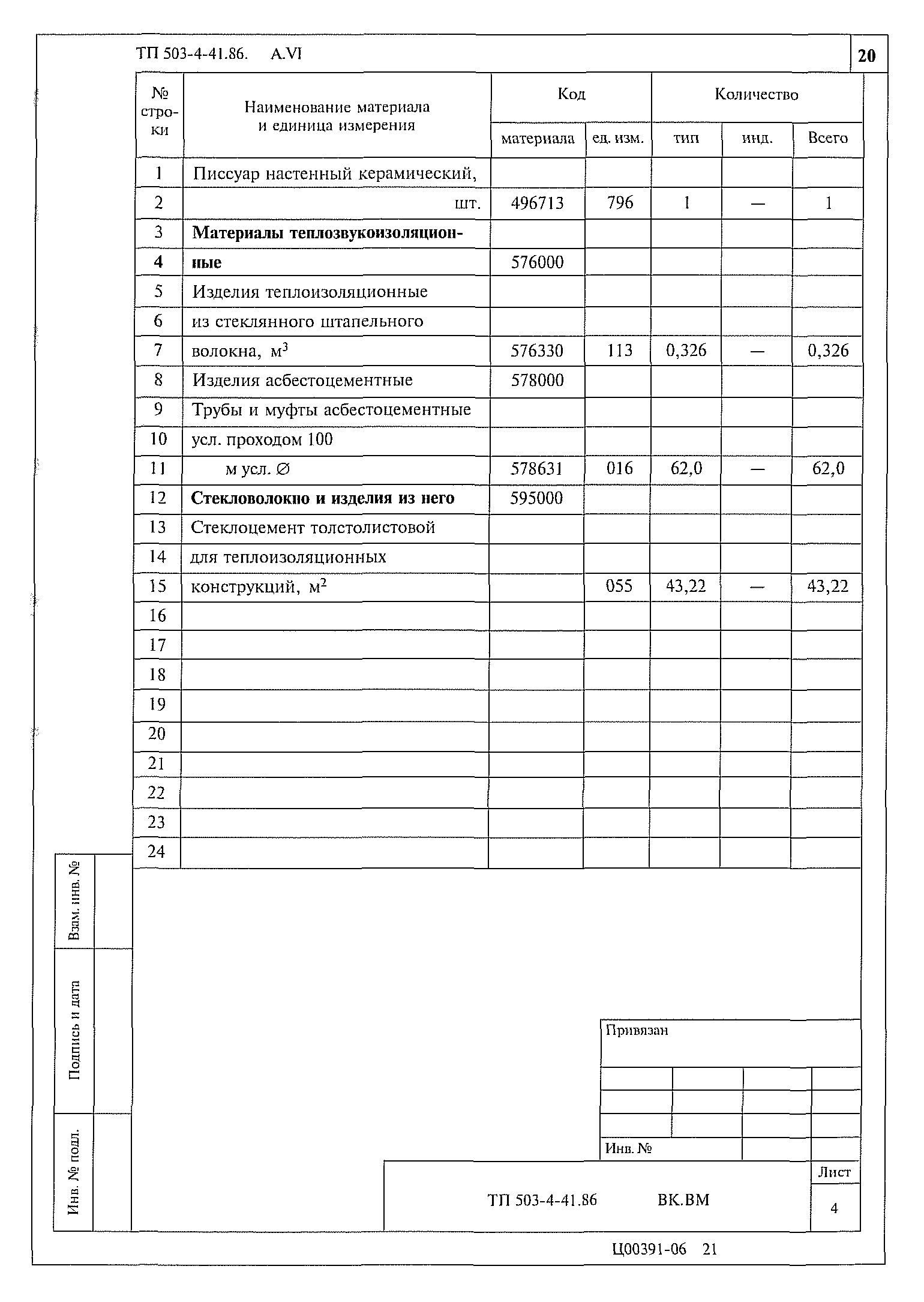 Типовой проект 503-4-41.86