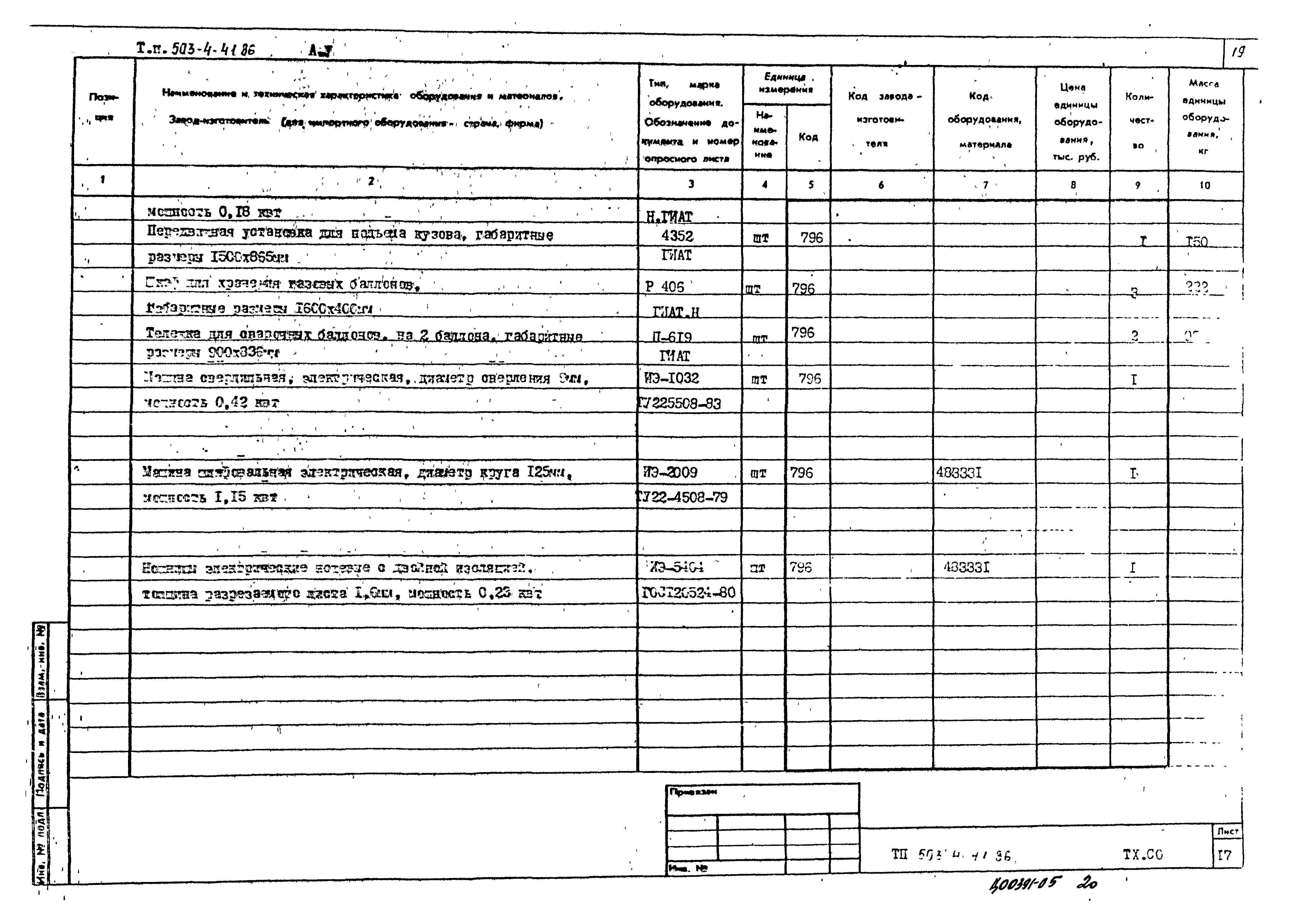 Типовой проект 503-4-41.86