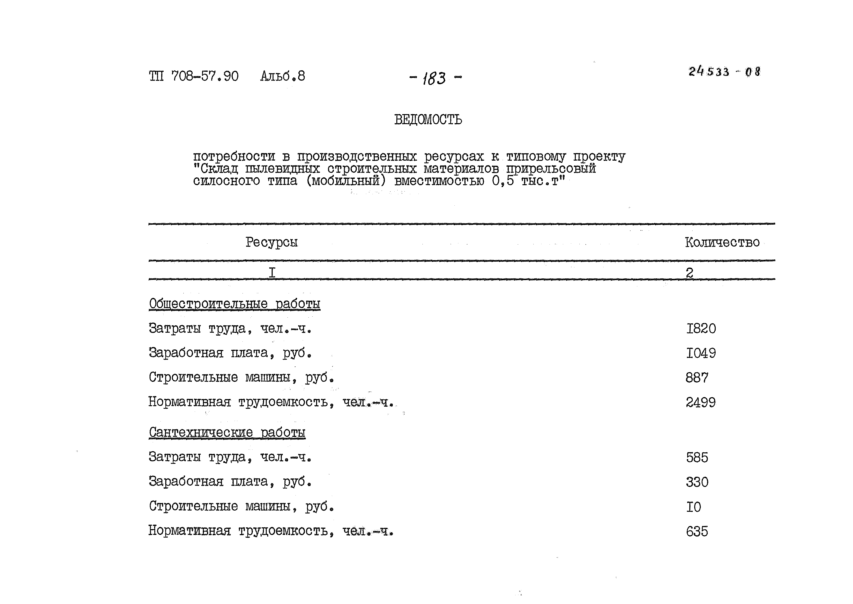 Типовой проект 708-57.90