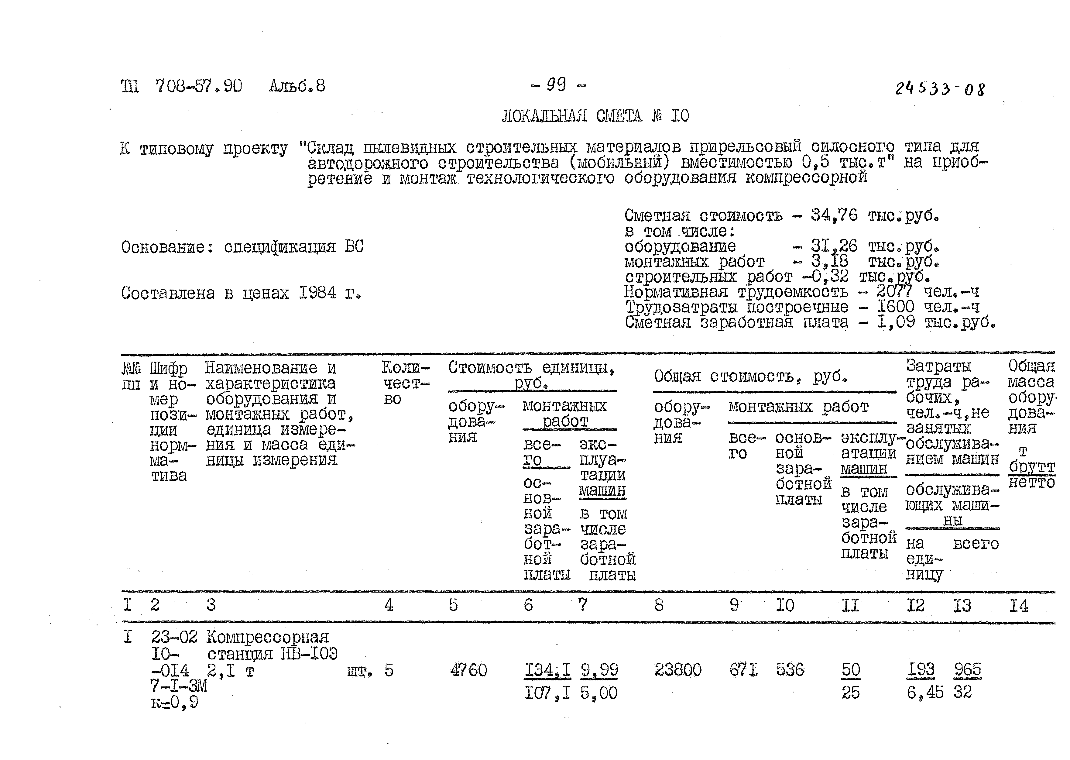 Типовой проект 708-57.90