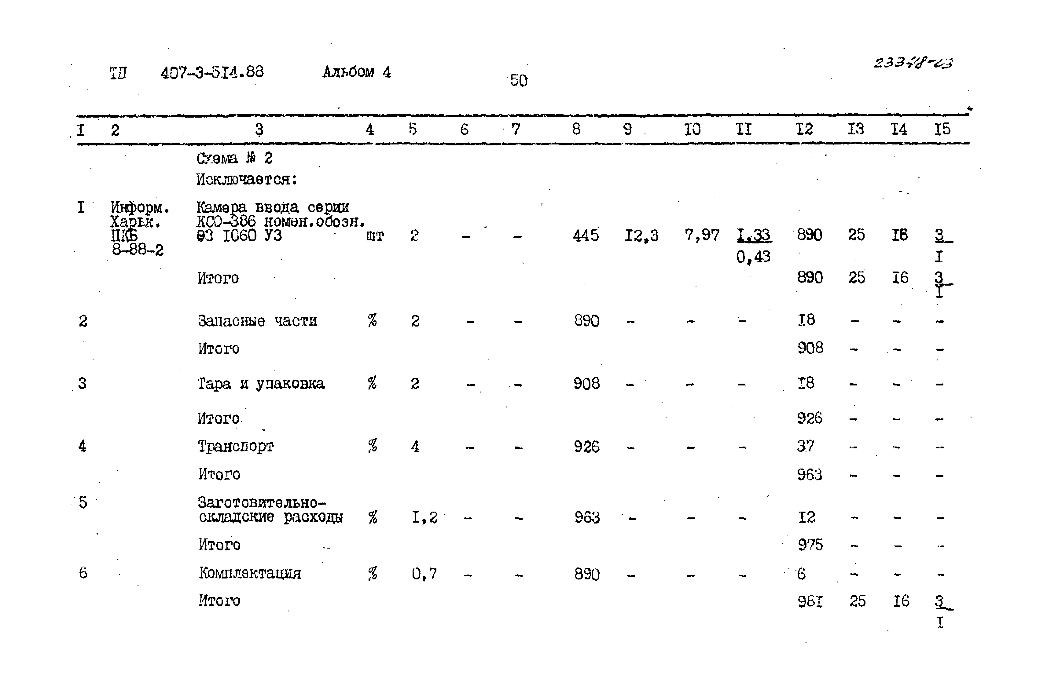 Типовой проект 407-3-514.88