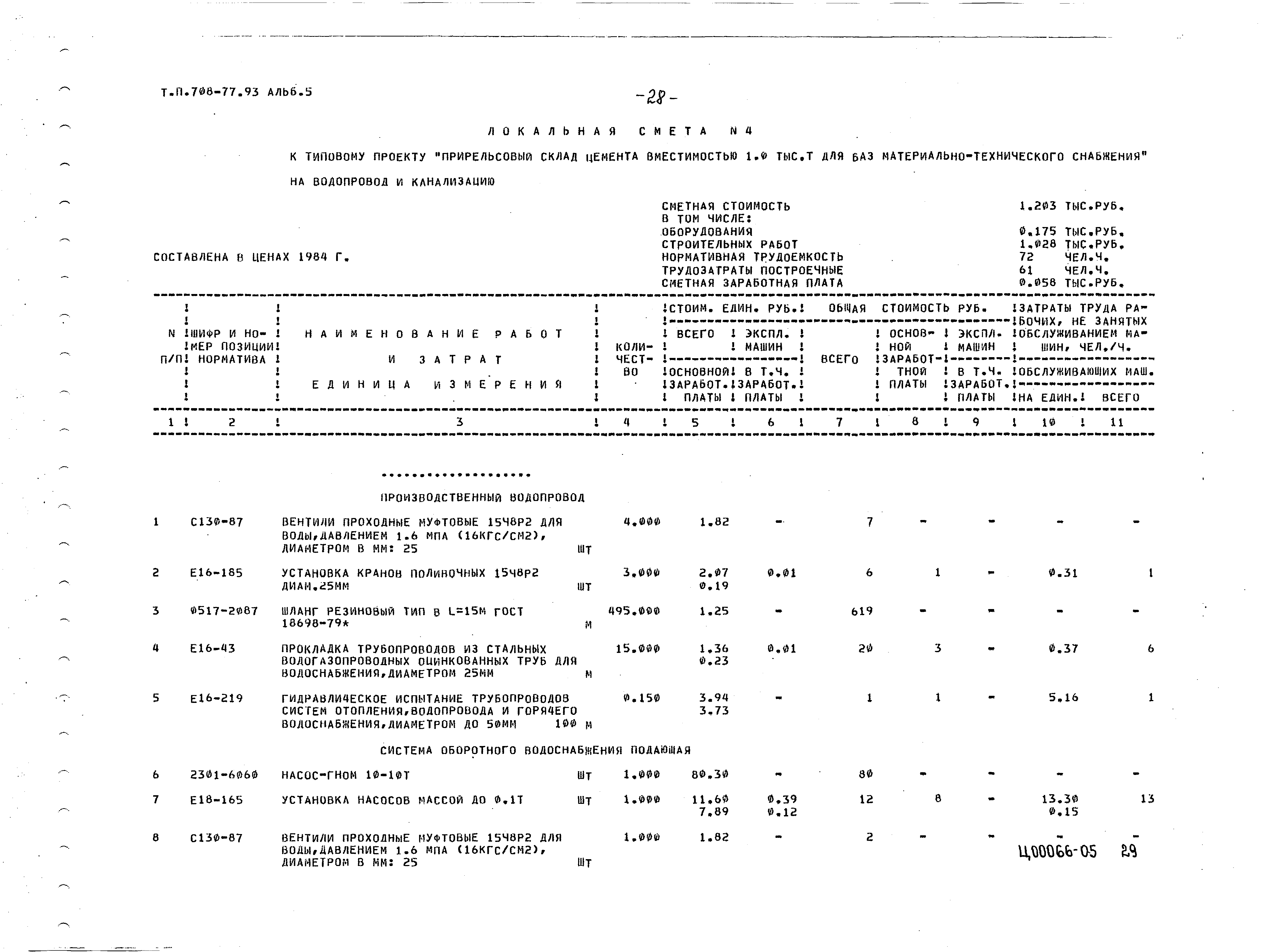 Типовой проект 708-77.93