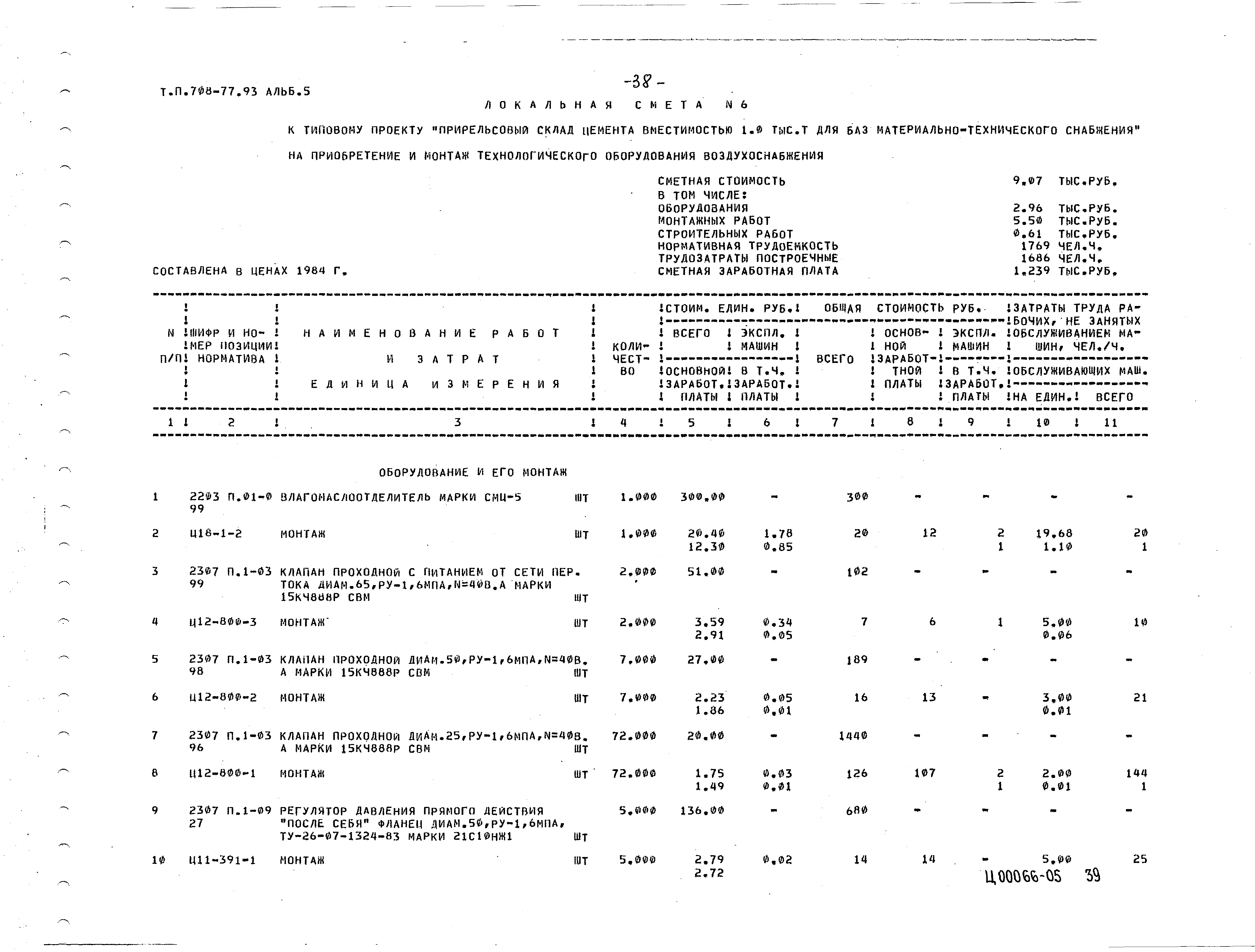 Типовой проект 708-77.93